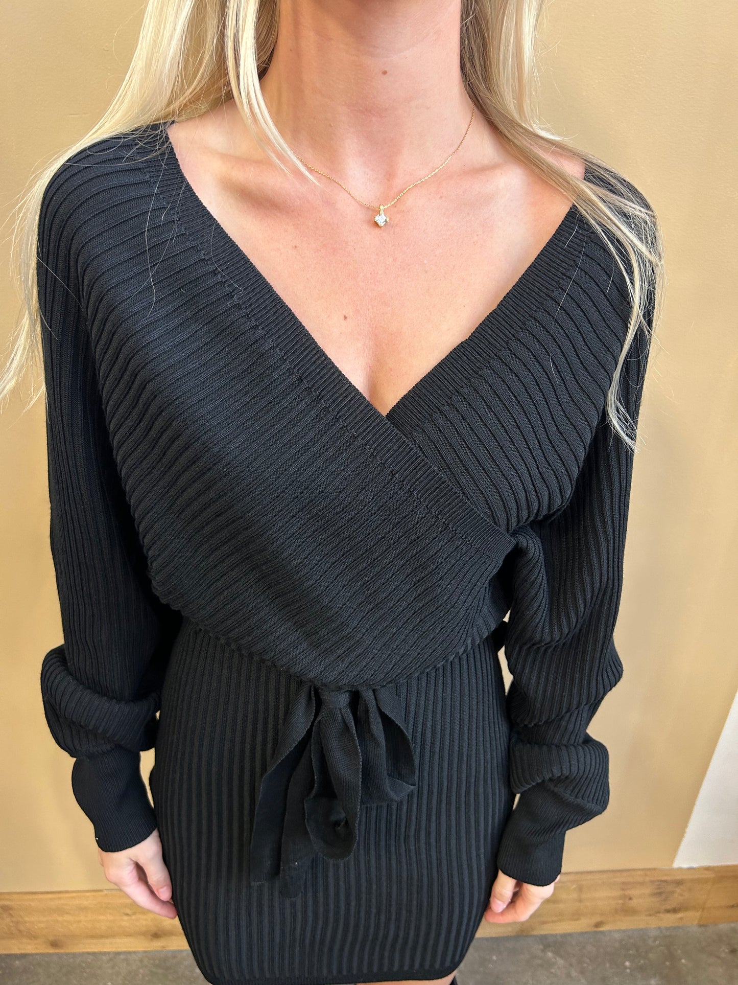 Holly Off Shoulder Sweater Dress