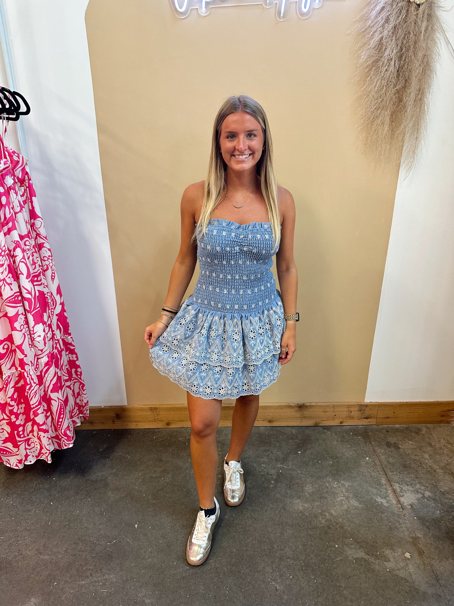 Emily Embroidered Dress