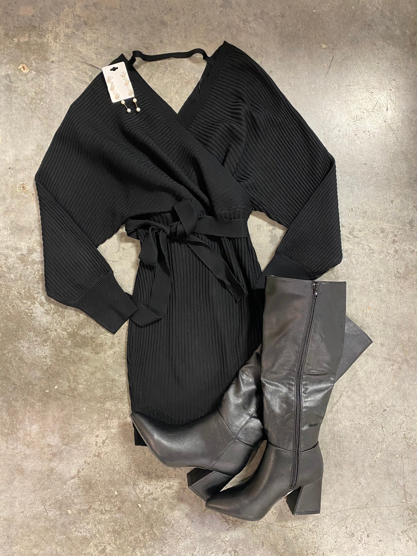 Holly Off Shoulder Sweater Dress