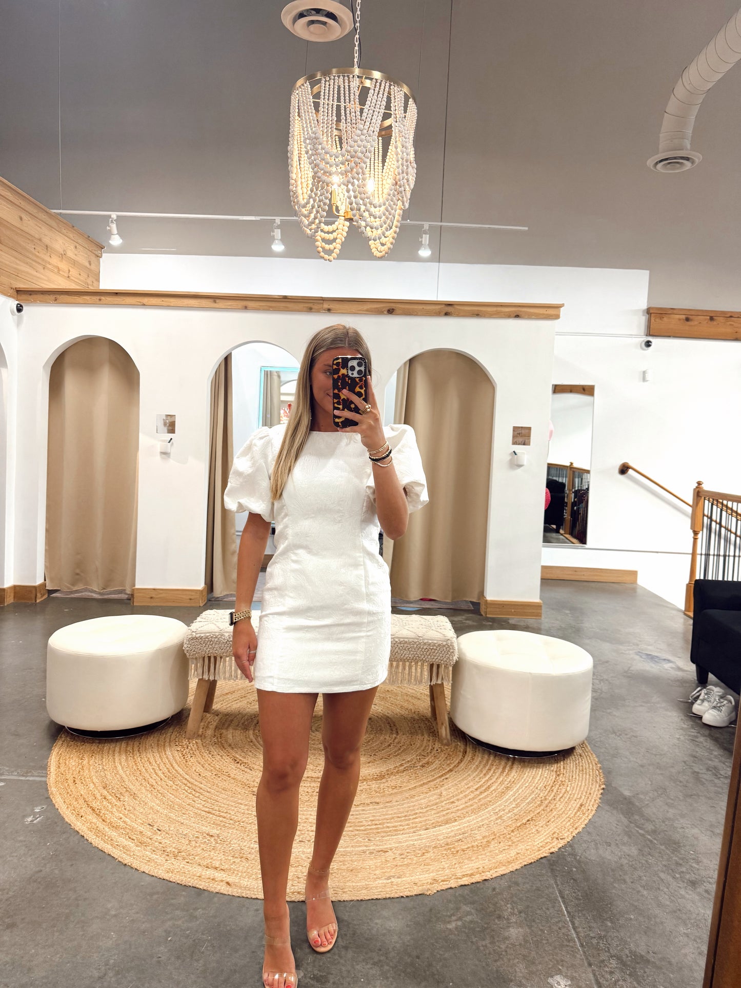 Time For Tea Puff Sleeve Dress