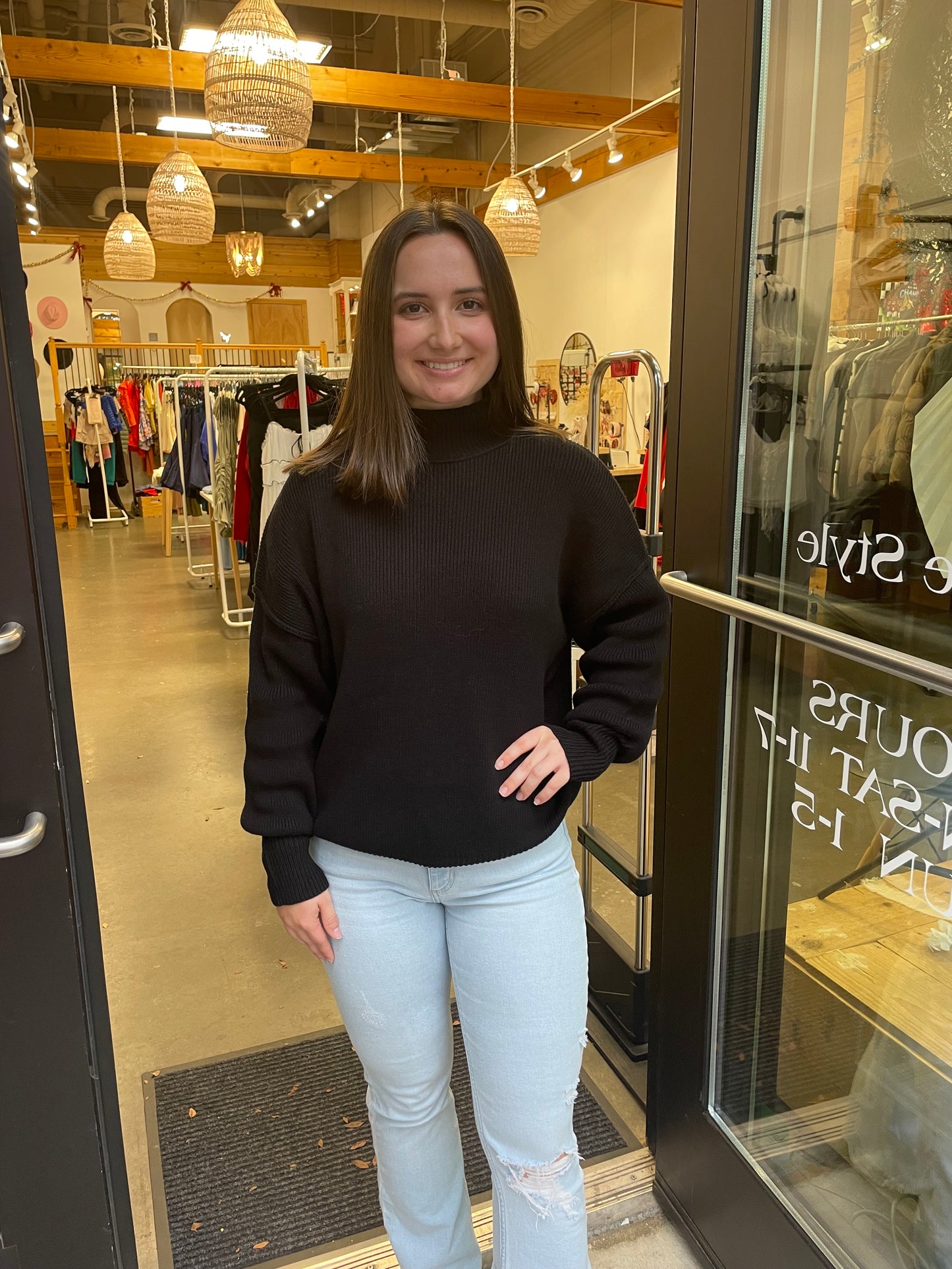 Chandler Mock Neck Sweater