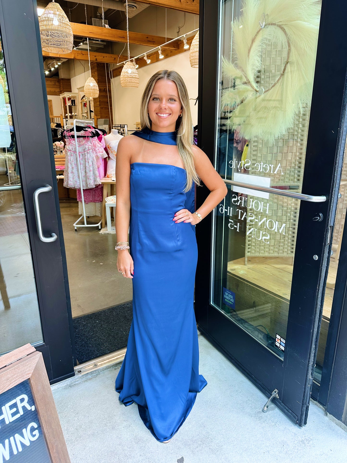 Sophia Strapless Maxi Dress