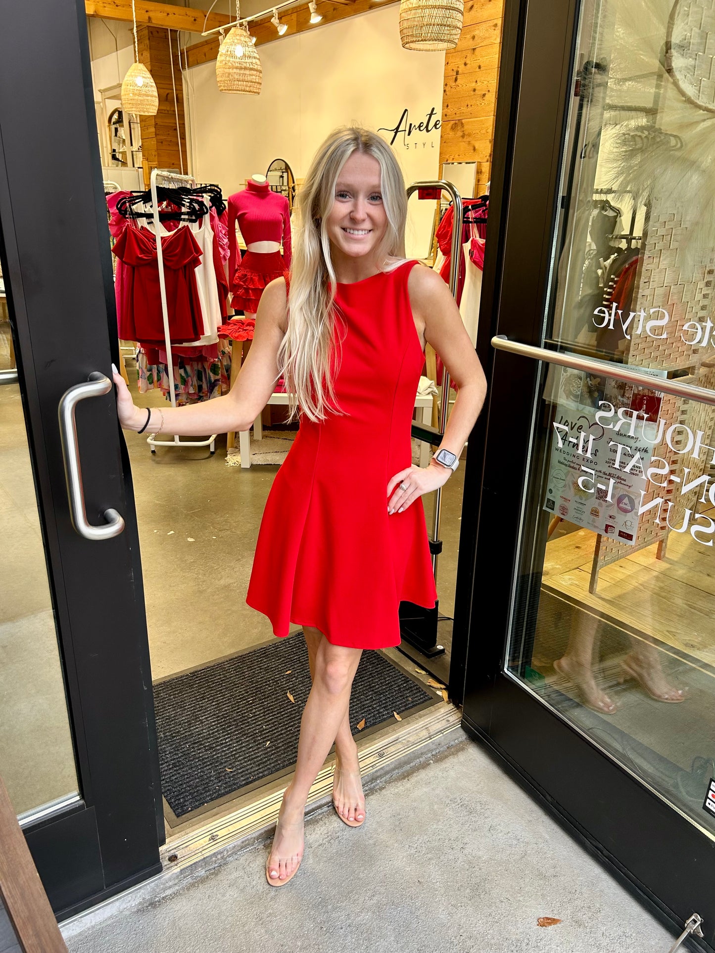 Sophie Boat Neck Dress