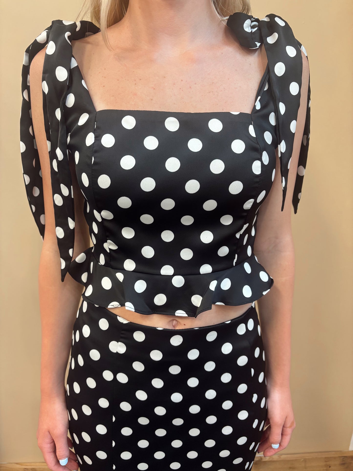 Kelsey Polka Dot Top