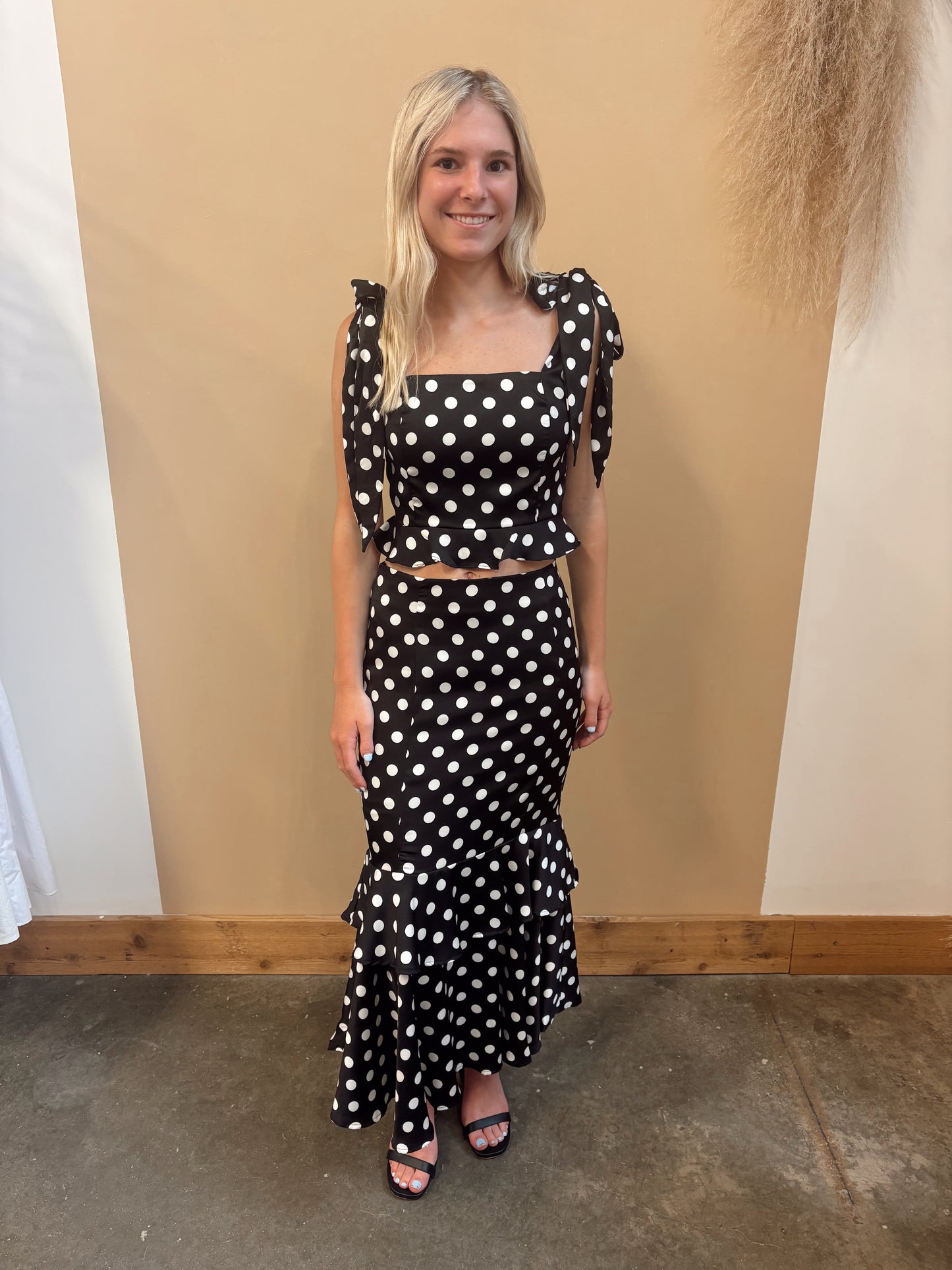 Kelsey Polka Dot Top