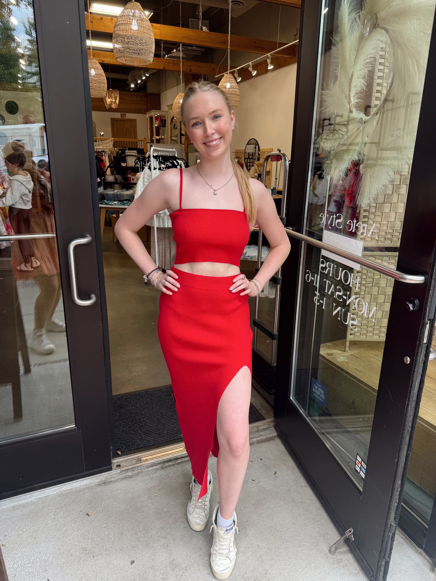 Victoria Midi Skirt Set