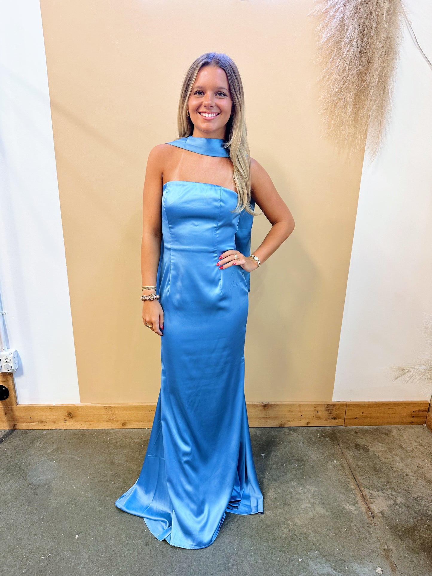 Sophia Strapless Maxi Dress