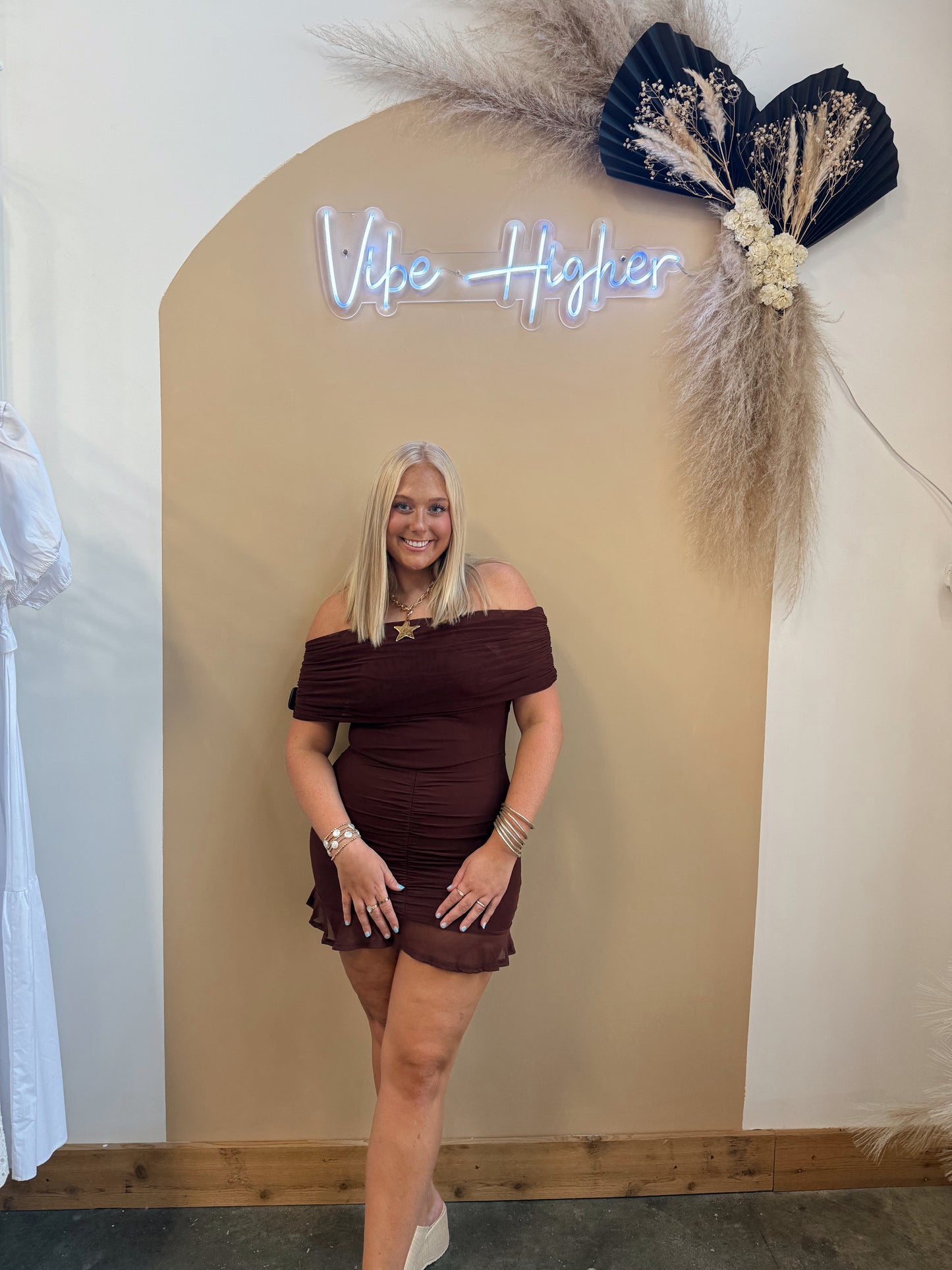 Nova Off Shoulder Dress