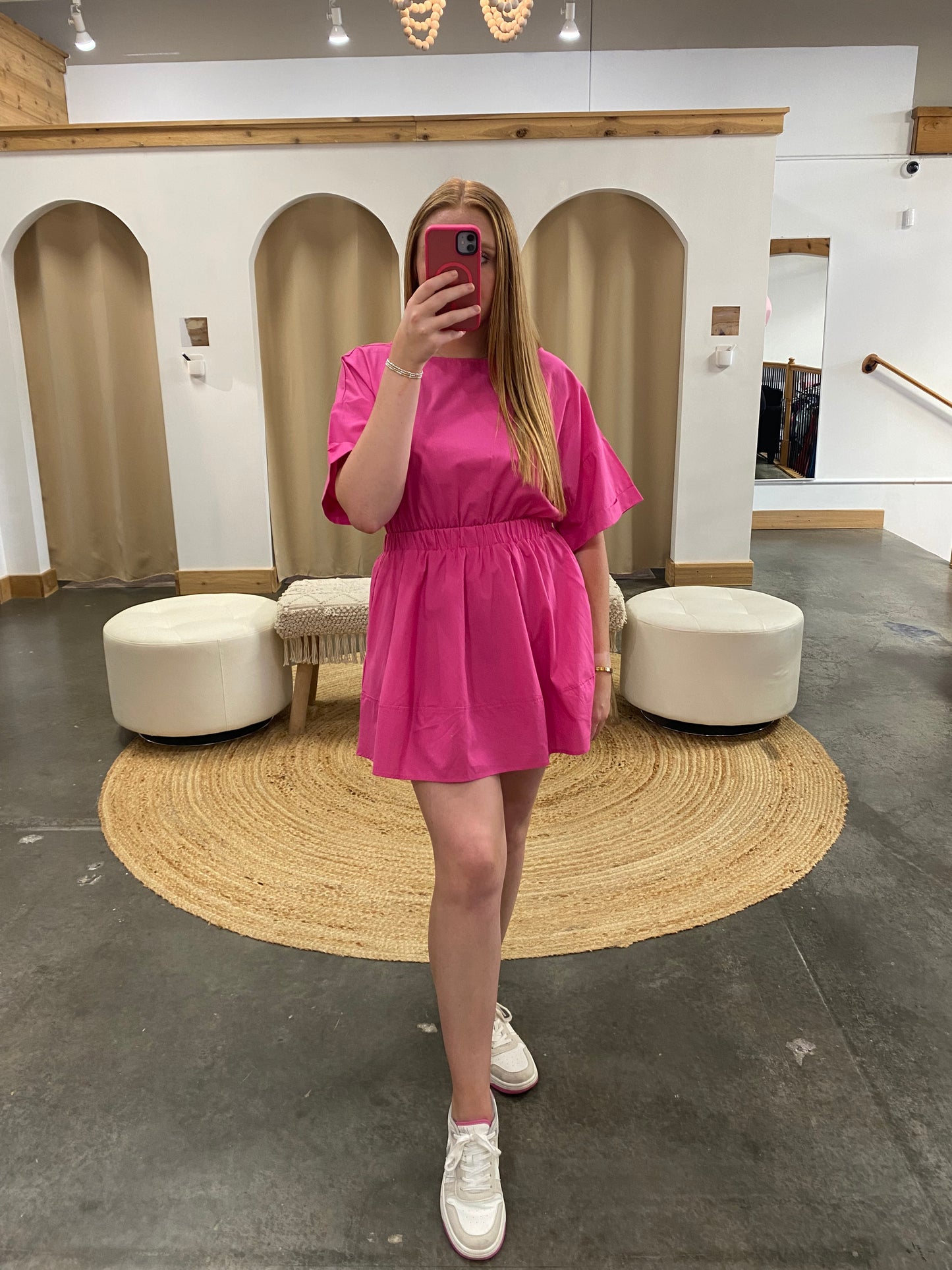 Natalie Poplin Dress