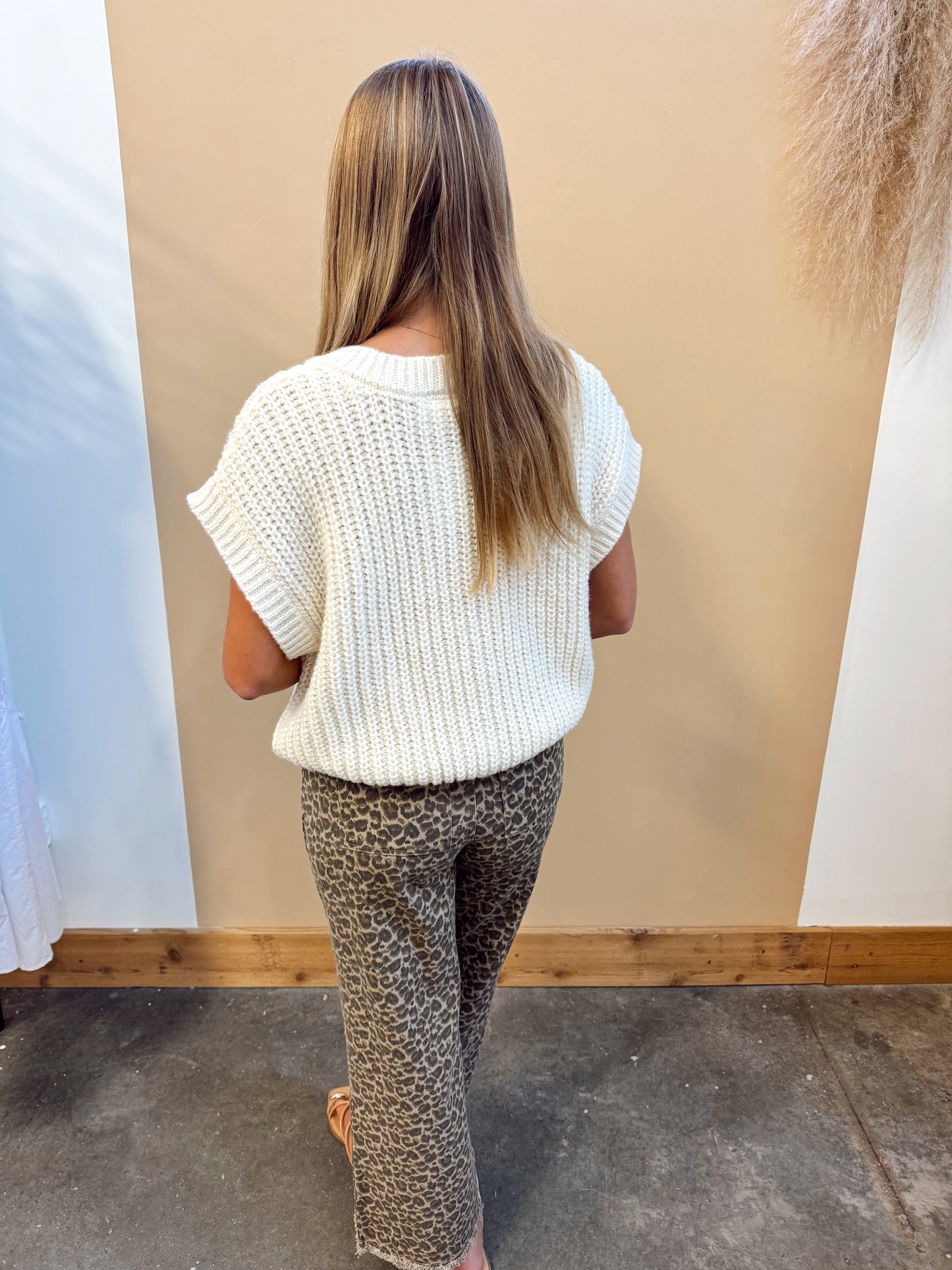Leopard Printed Straight Pants