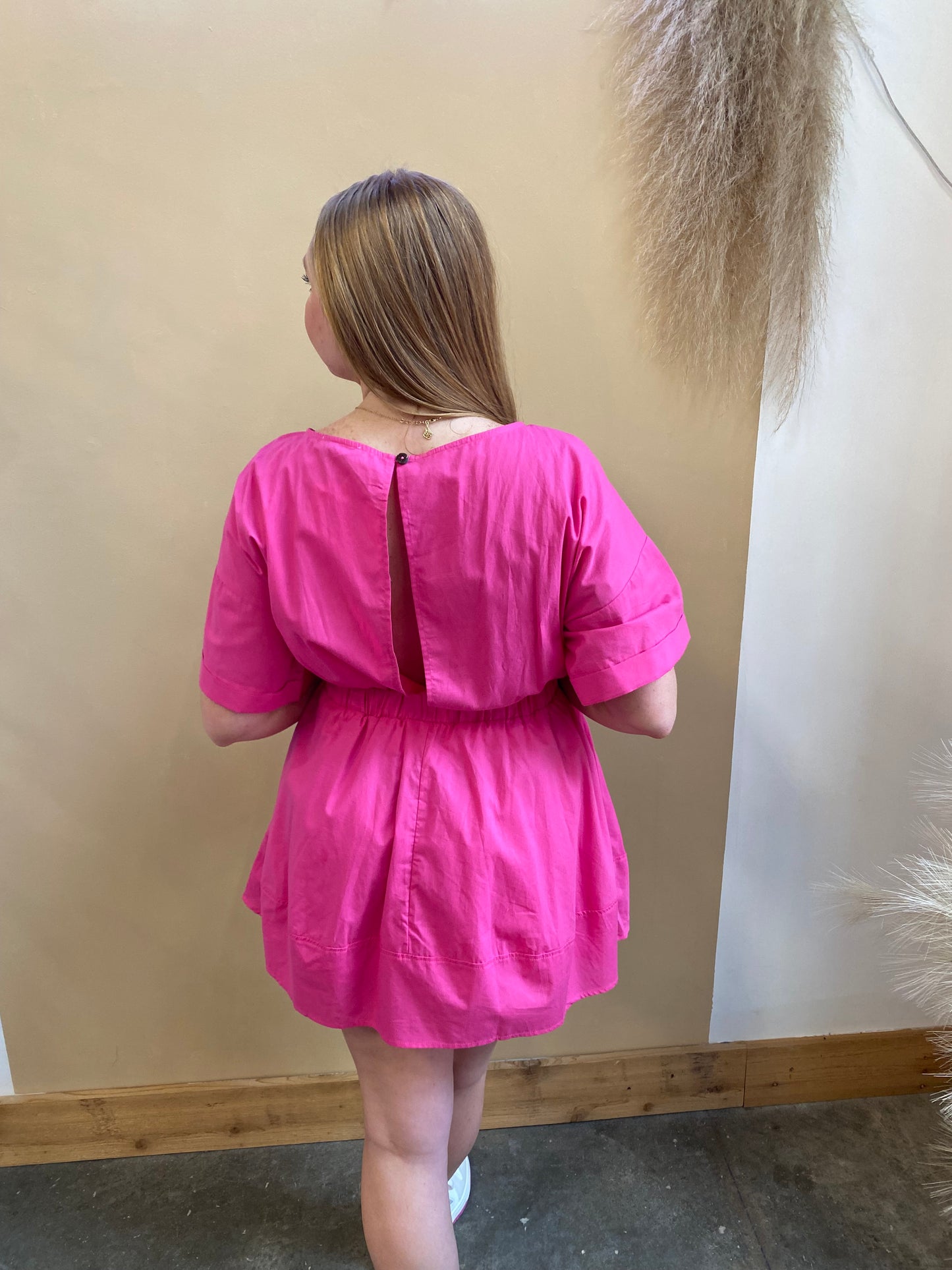 Natalie Poplin Dress