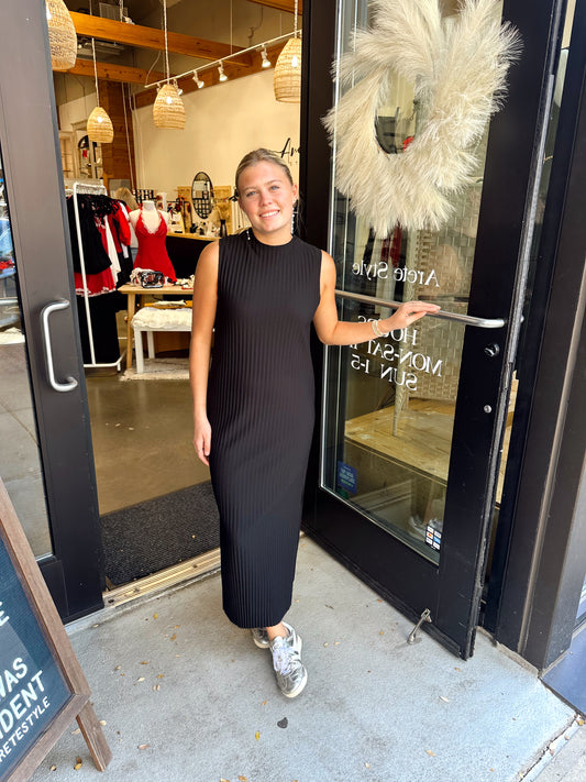 Emma Pleated Midi Dress