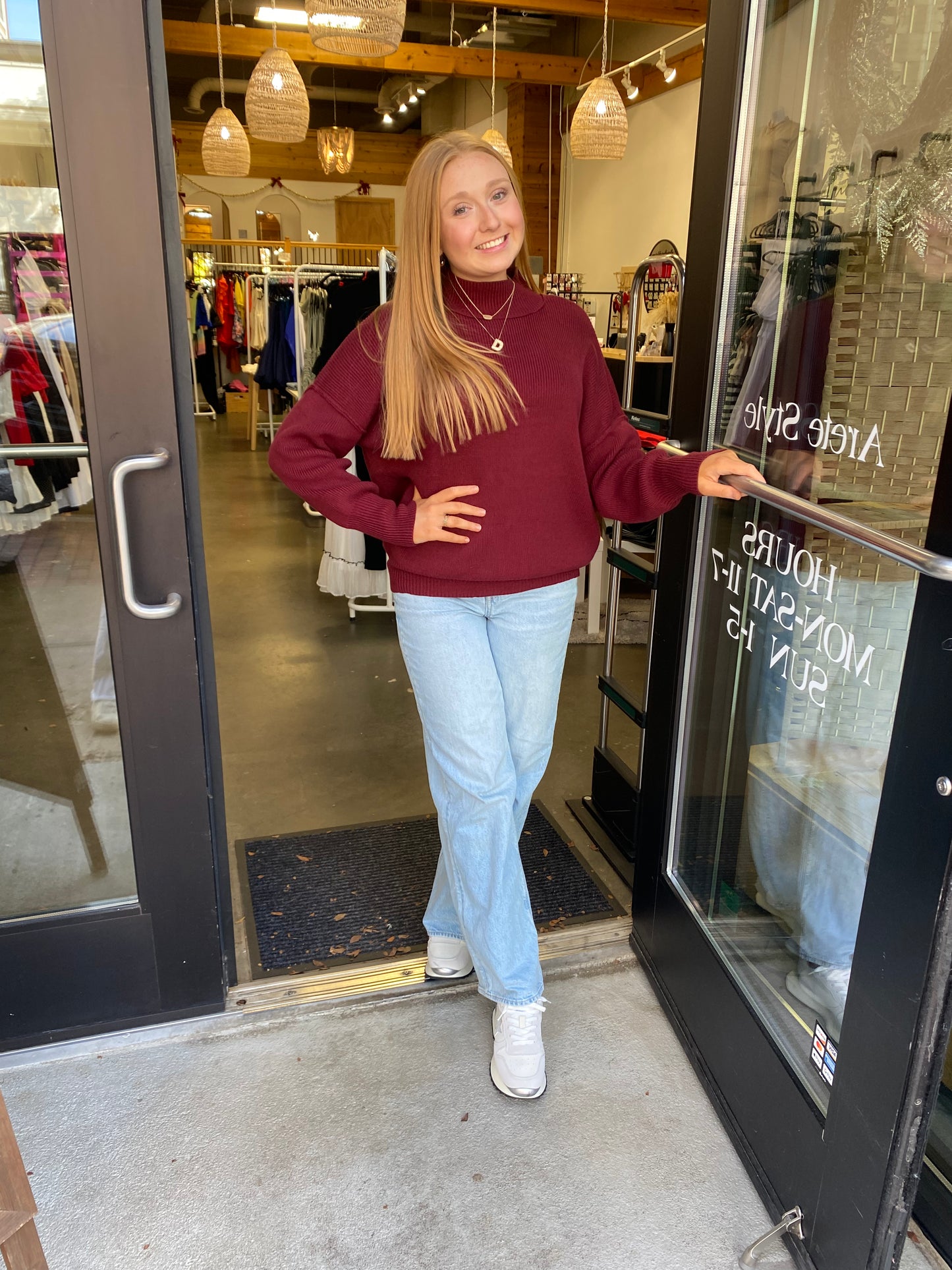 Chandler Mock Neck Sweater