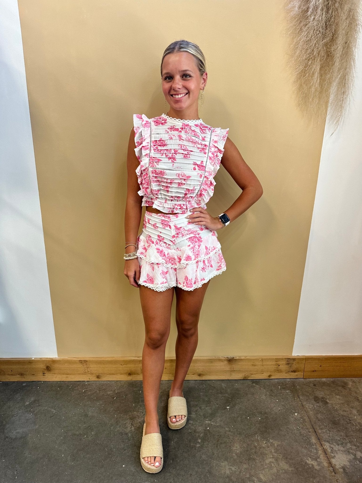 Best Days Ruffle Shorts - Arete Style