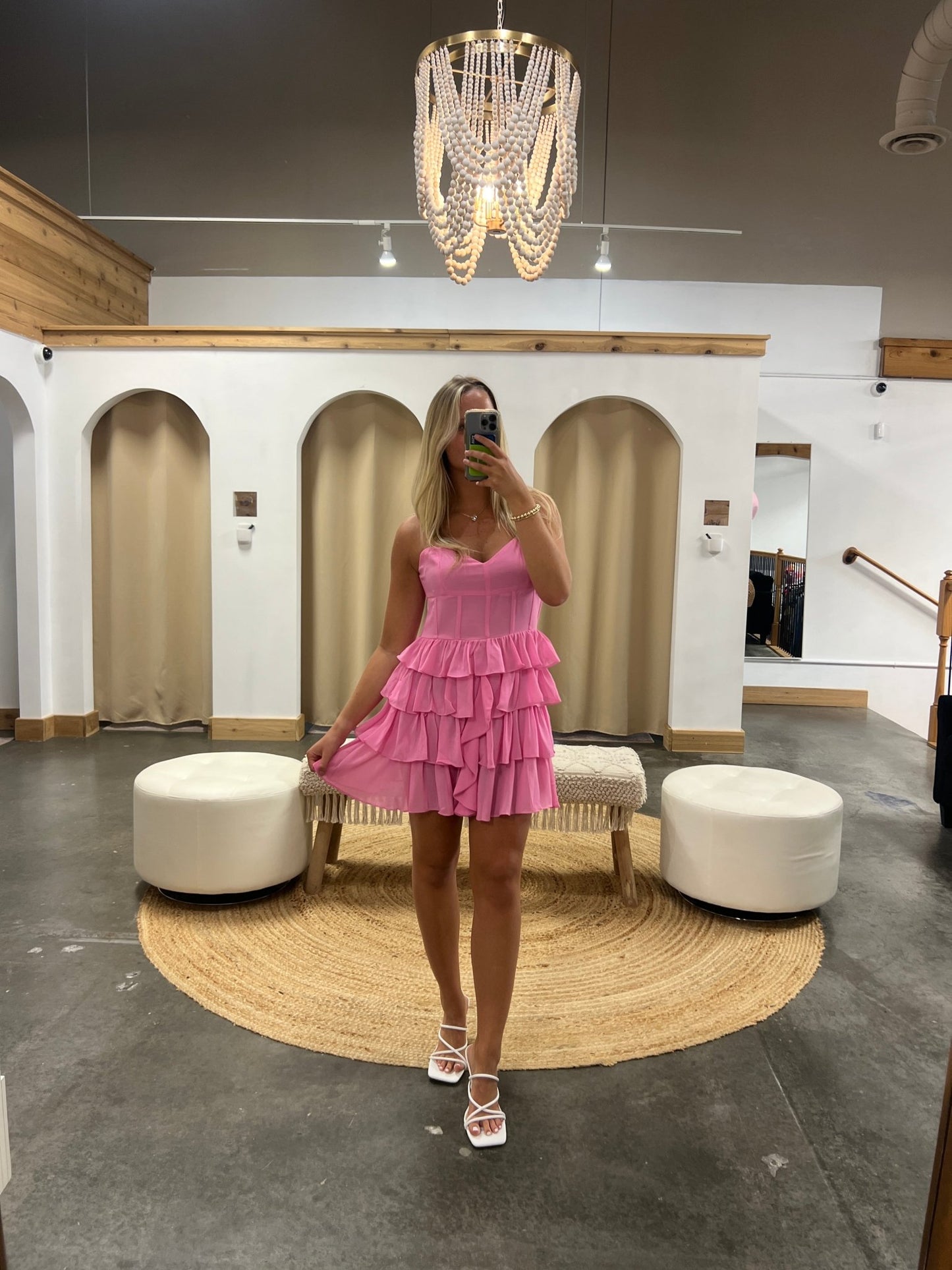 Campbell Ruffle Dress - Arete Style