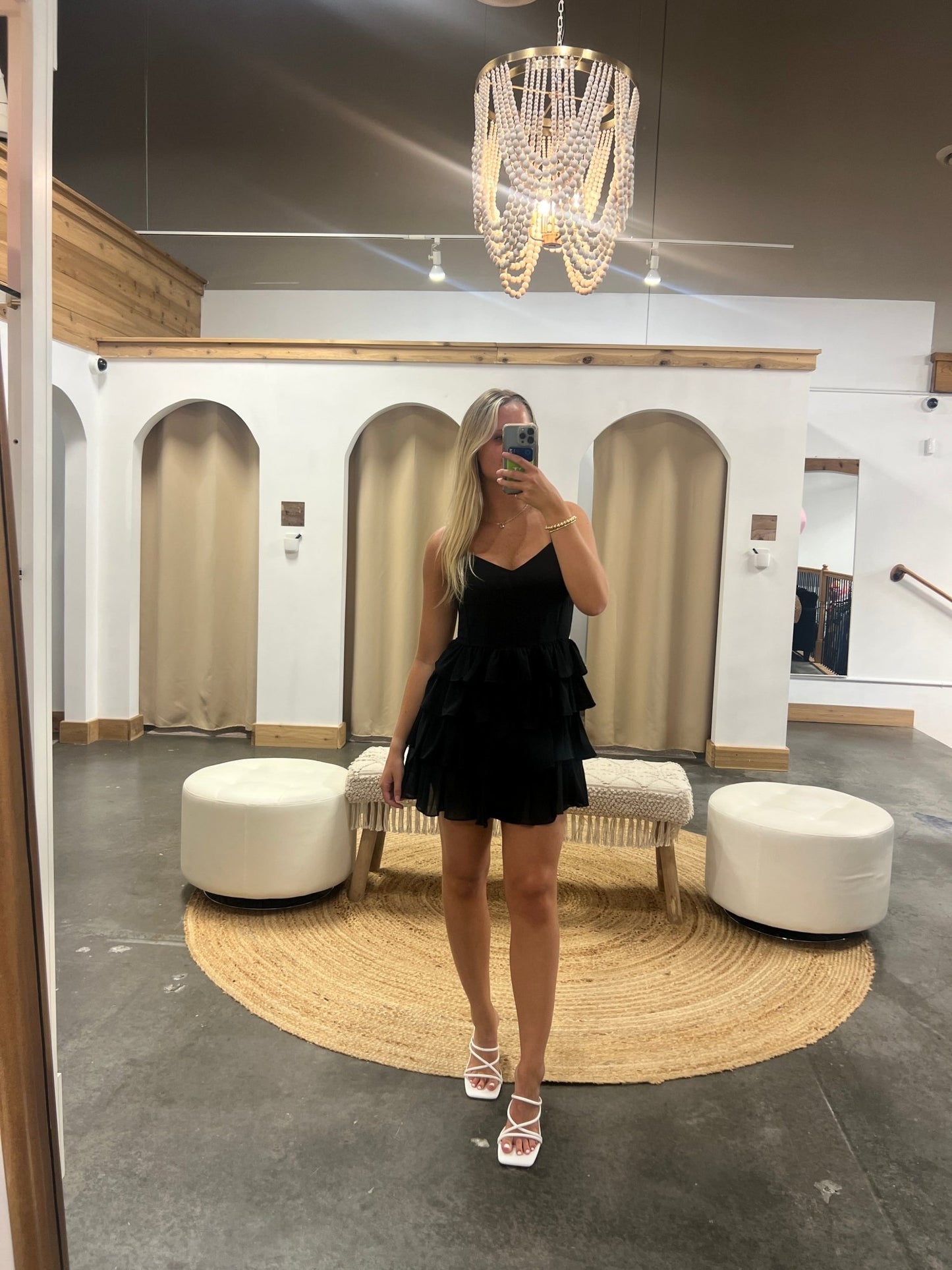 Campbell Ruffle Dress - Arete Style