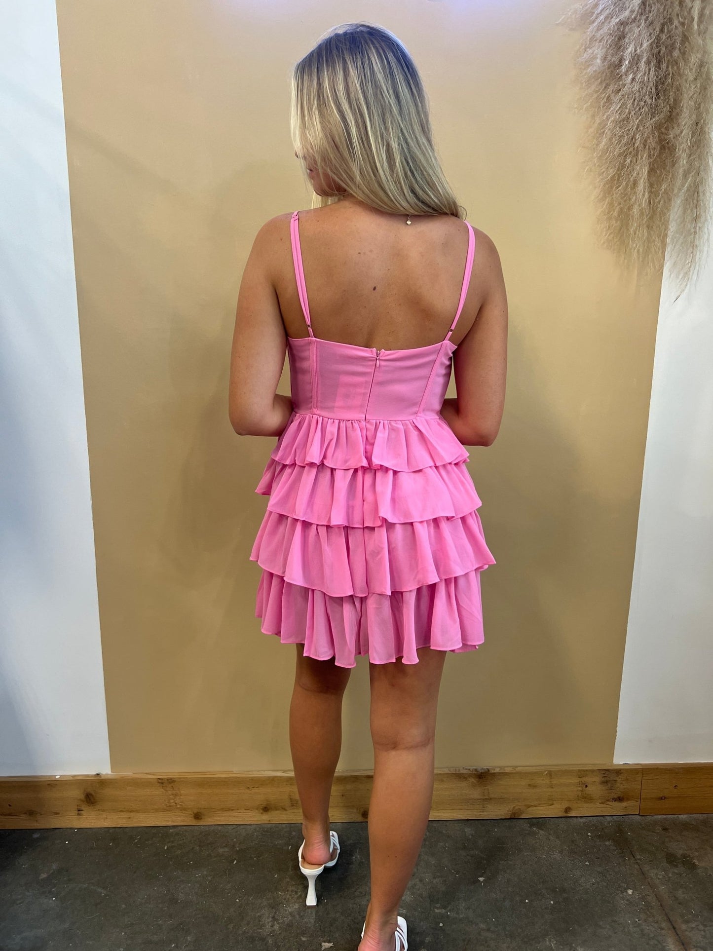 Campbell Ruffle Dress - Arete Style
