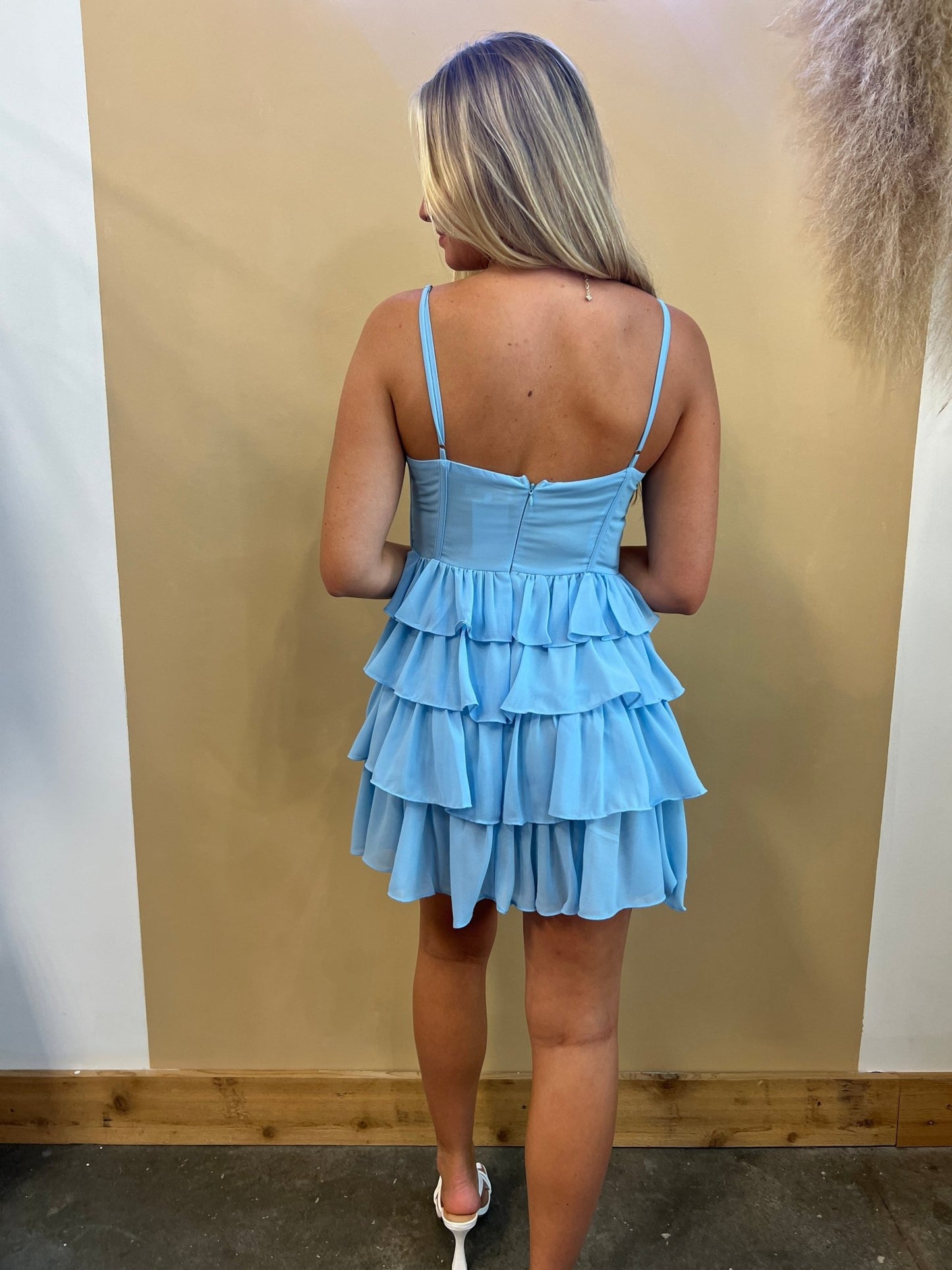 Campbell Ruffle Dress - Arete Style