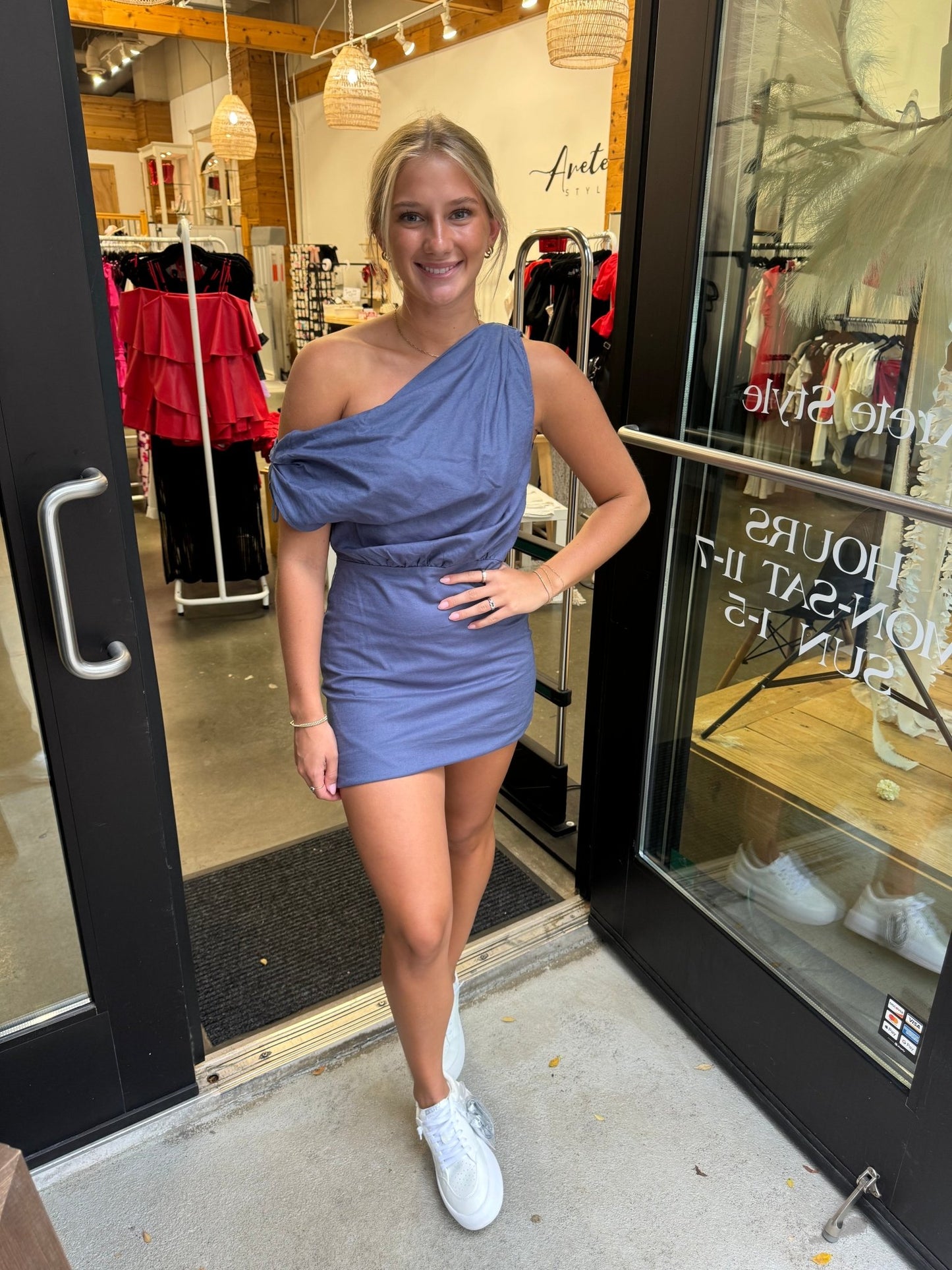Charlotte Off The Shoulder Dress - Arete Style