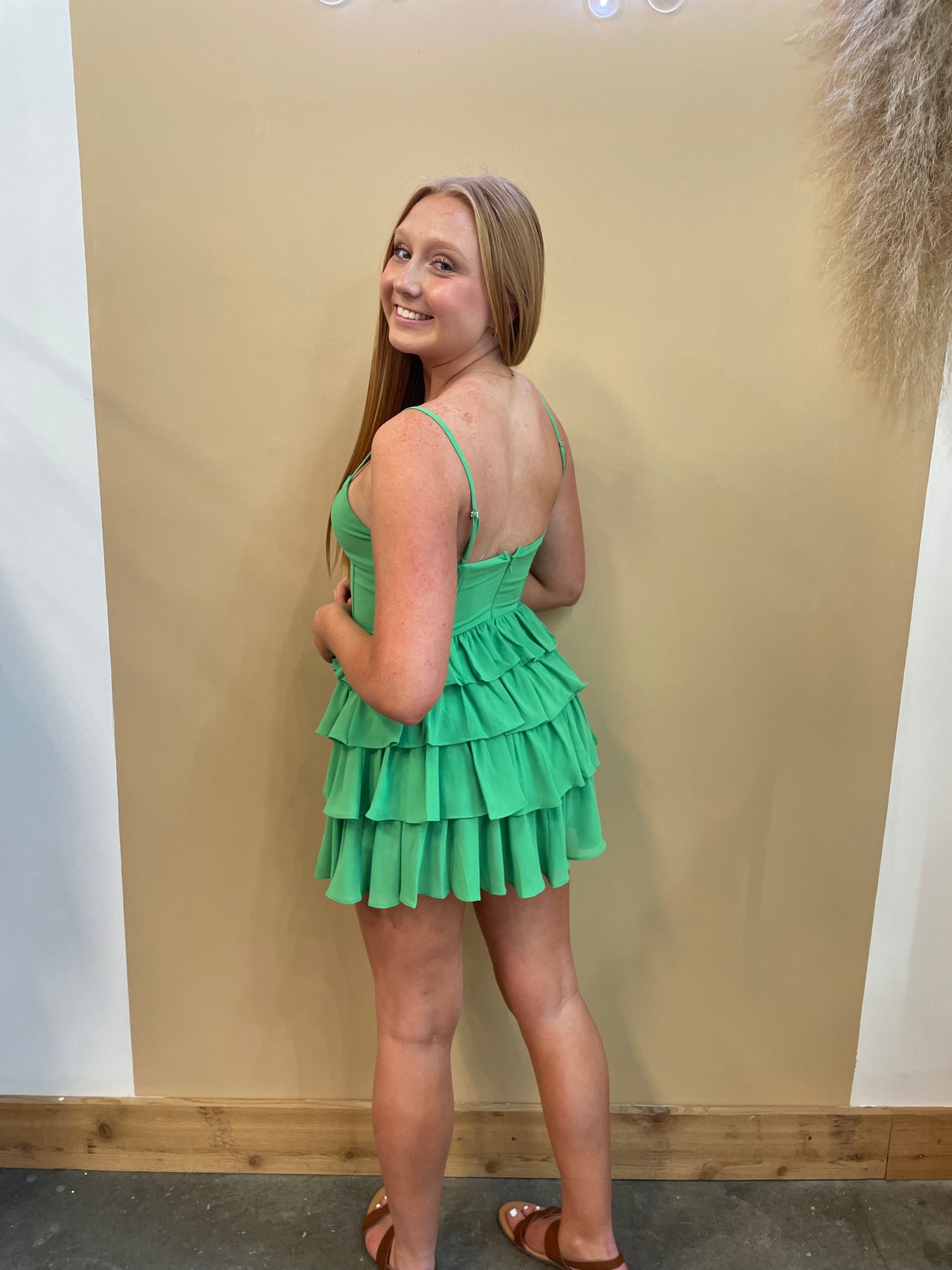 Campbell Ruffle Dress - Arete Style