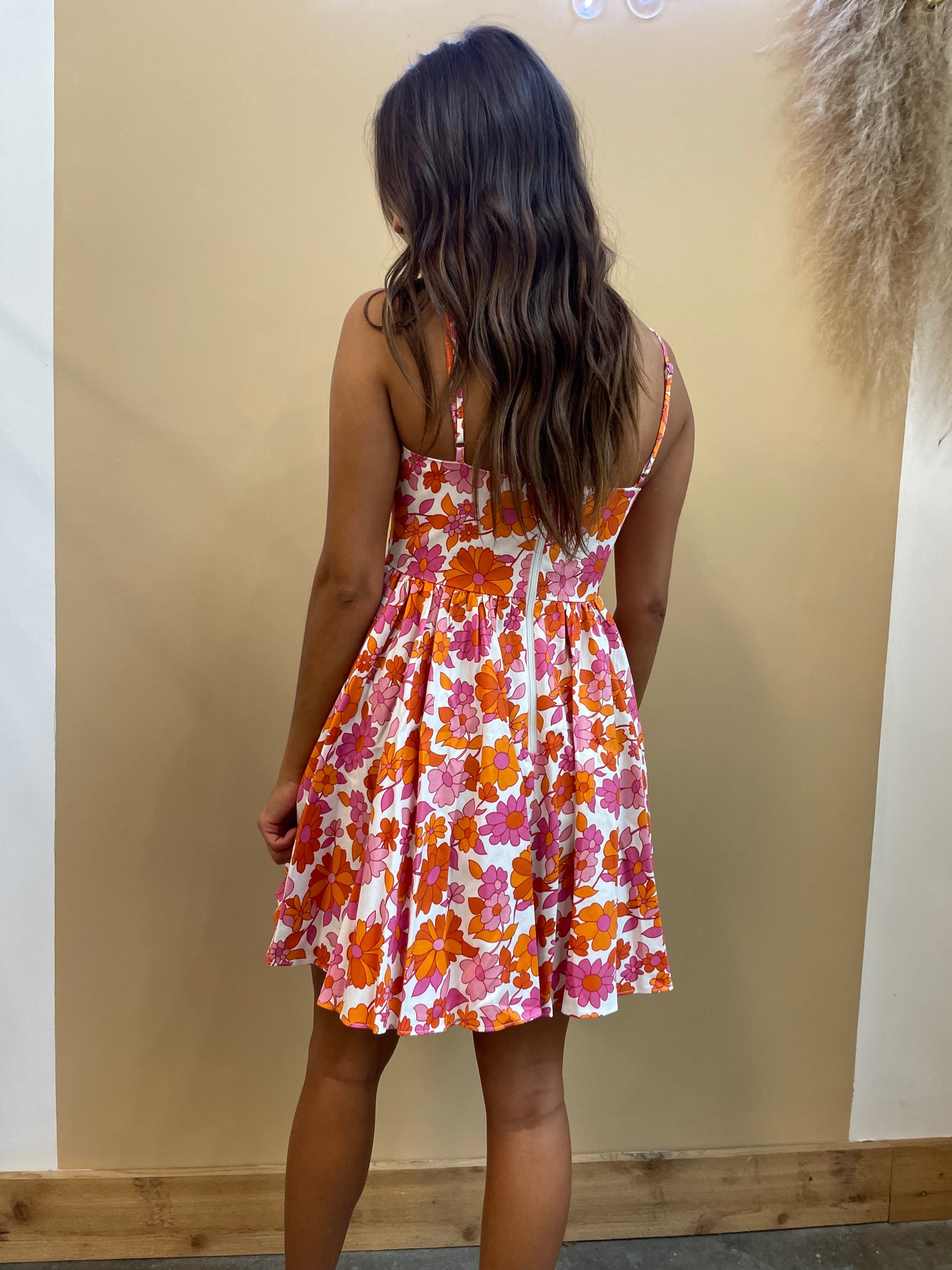 All Caught Up Floral Dress