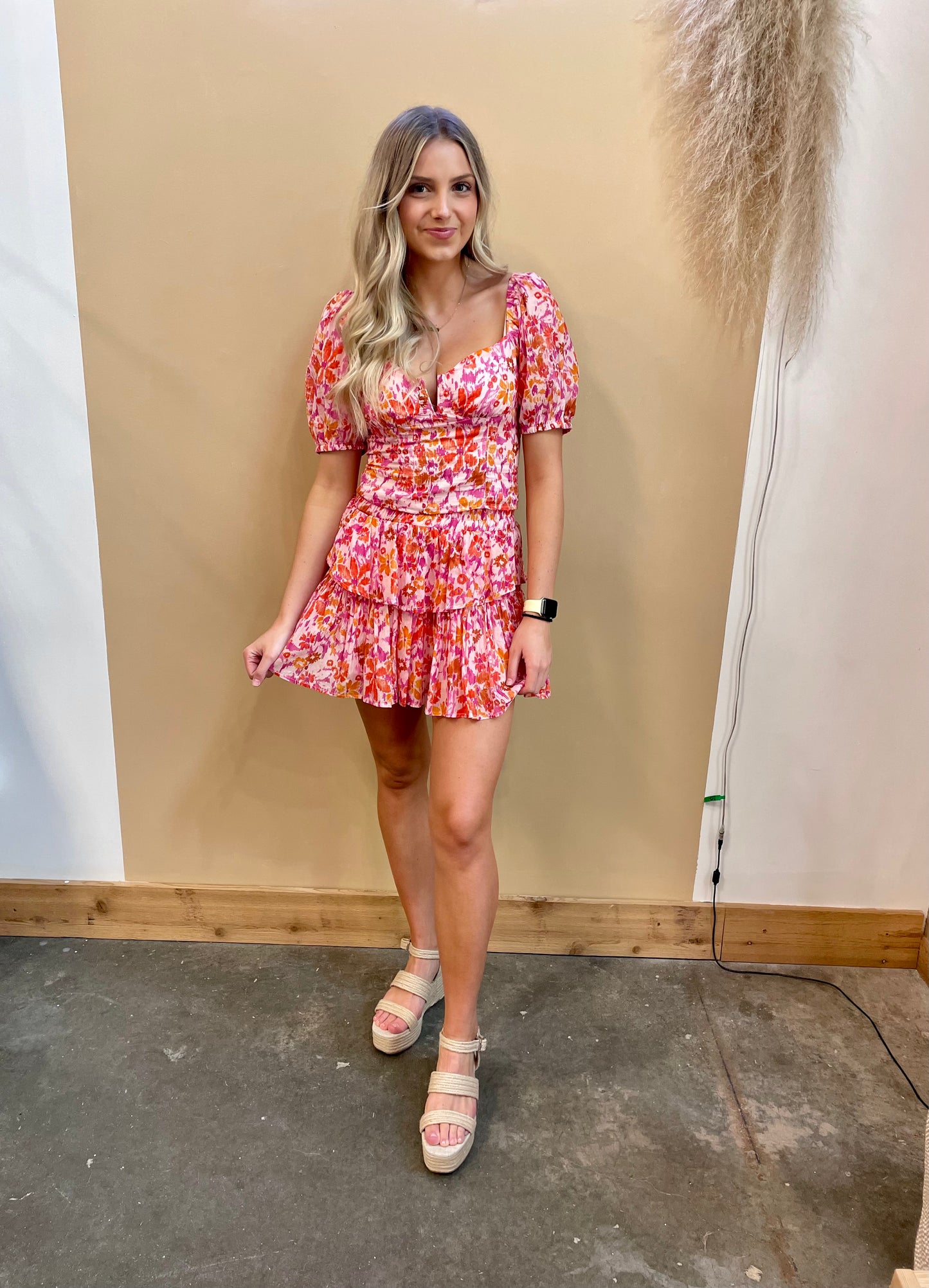 Aubrey Floral Skirt - Arete Style