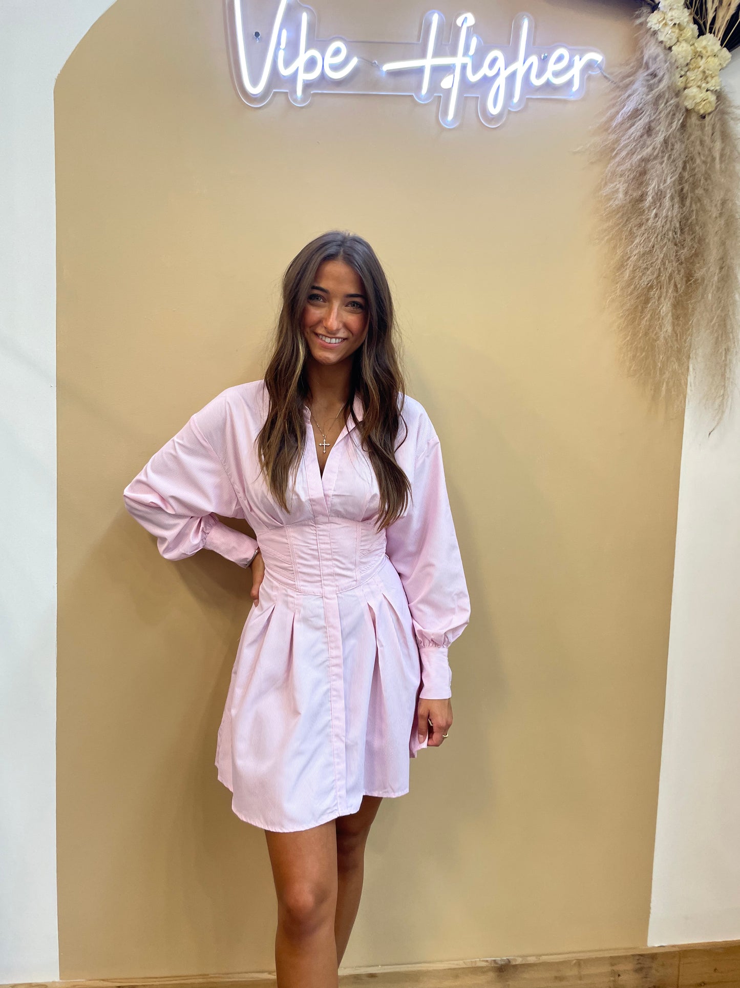 Alexa Pleated Dress