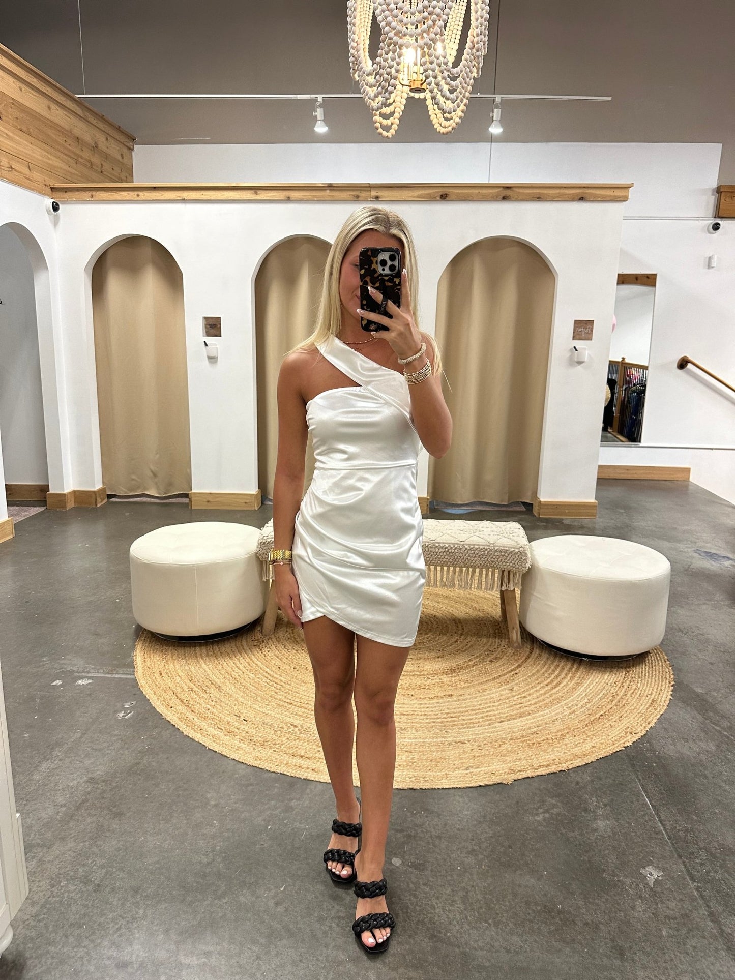 Jancy One Shoulder Dress - Arete Style