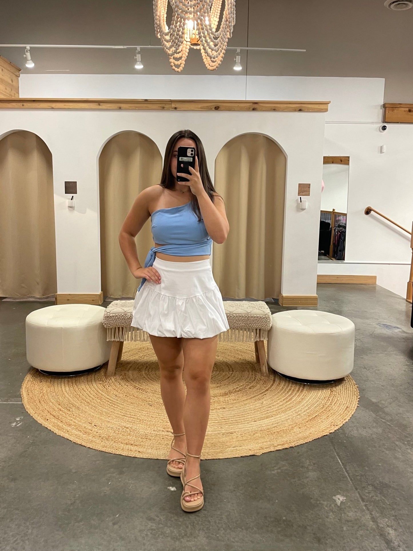 One Shoulder Tie Top - Arete Style