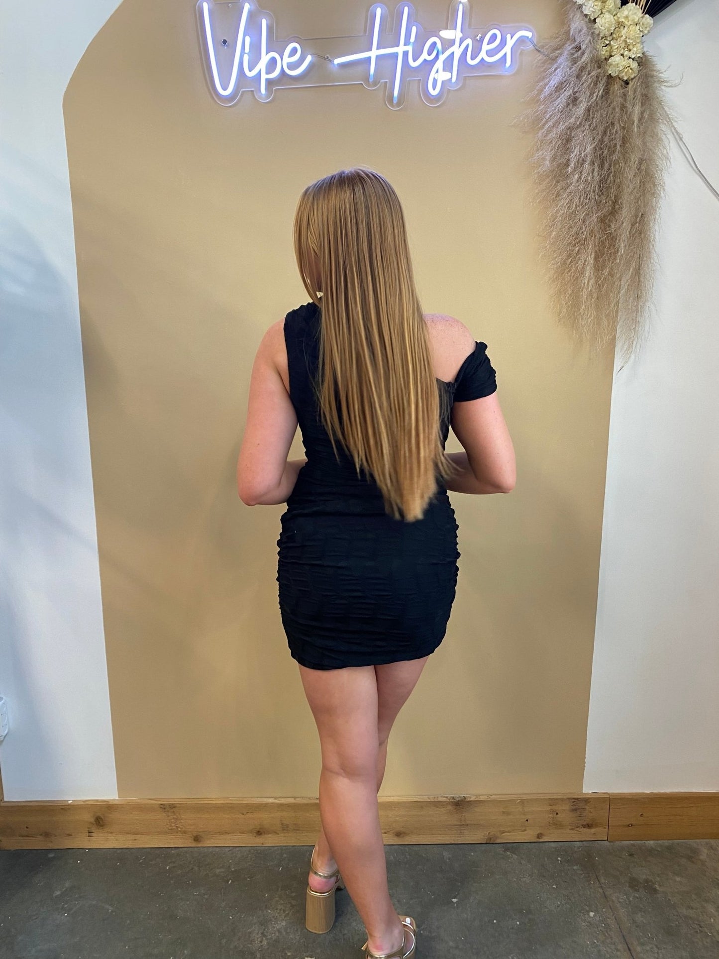 Tara Textured Dress - Arete Style