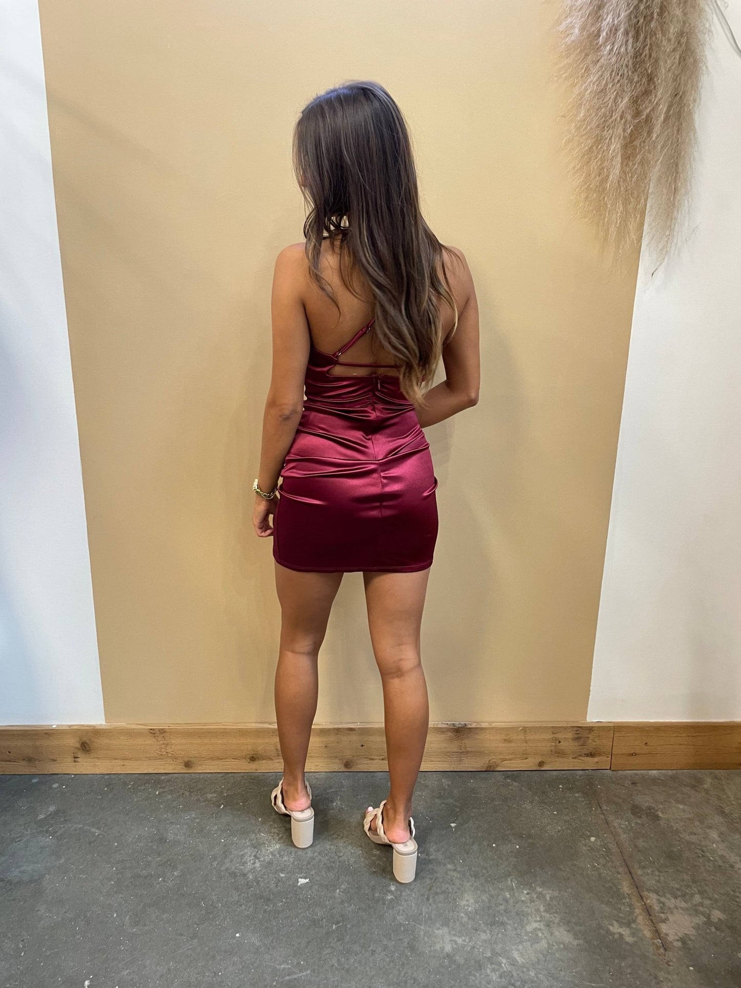 Addison Halter Neck Dress - Arete Style