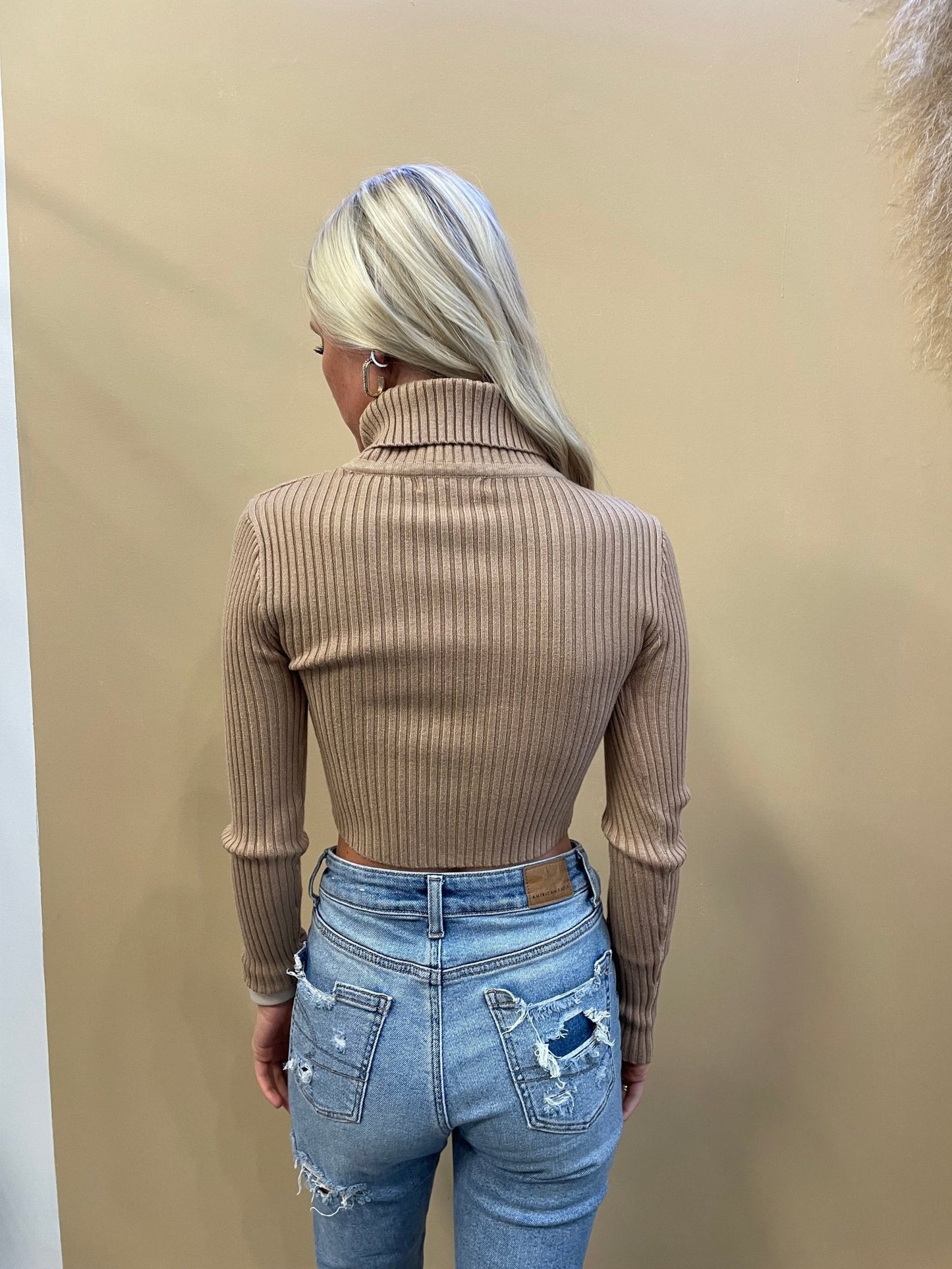 Amelia Cropped Sweater Top - Arete Style