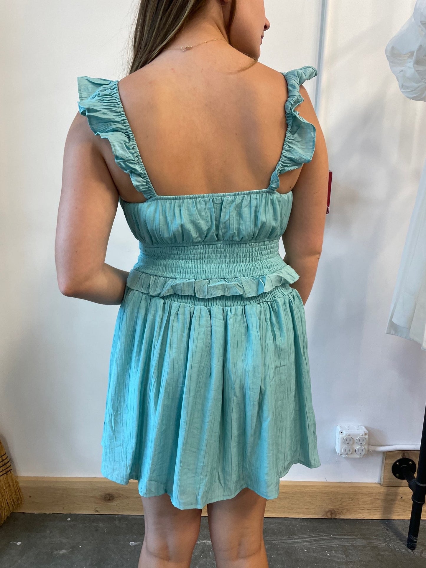 Amelia Ruffle Dress - Arete Style