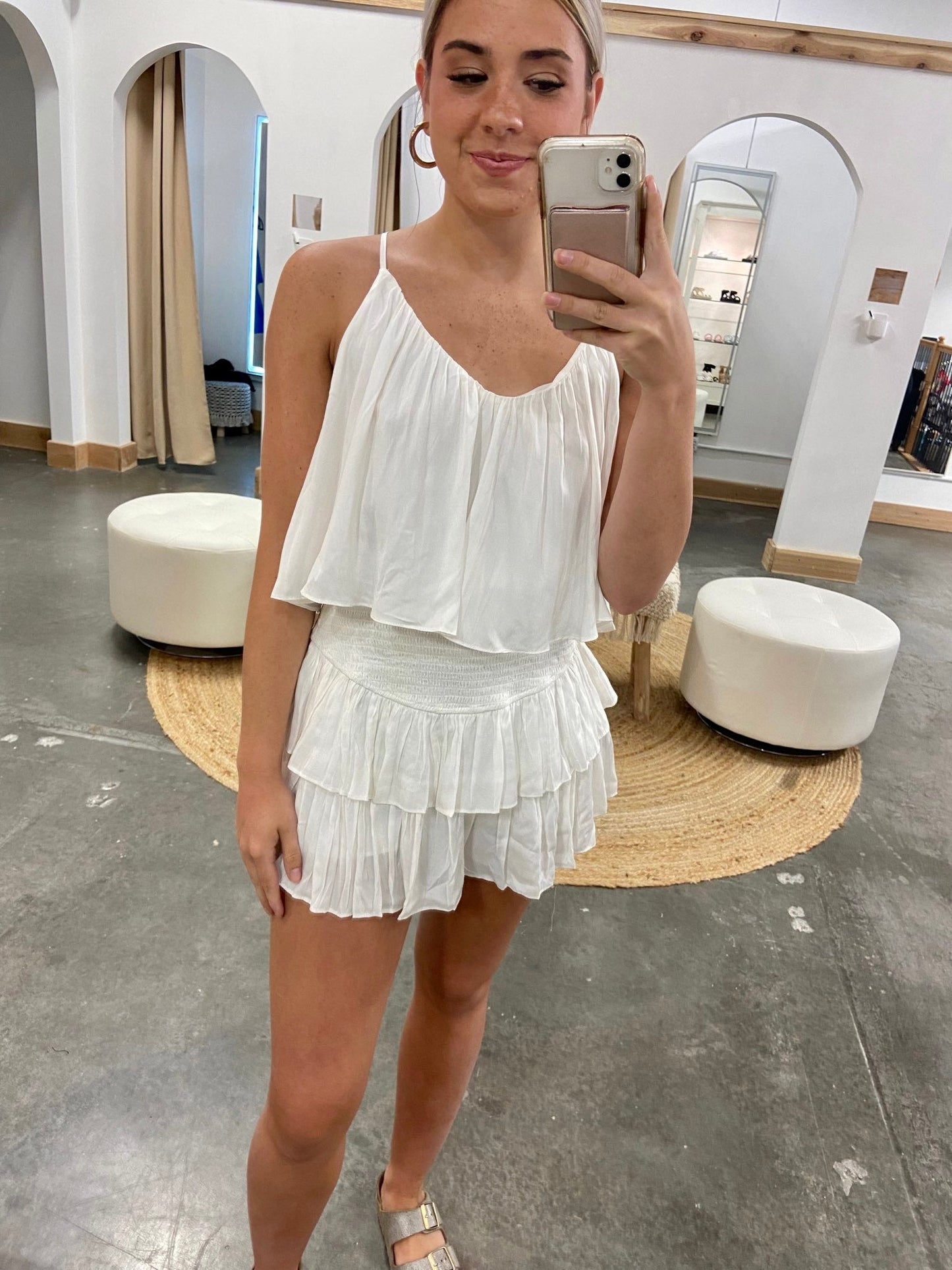 Aruba Ruffle Romper - Arete Style