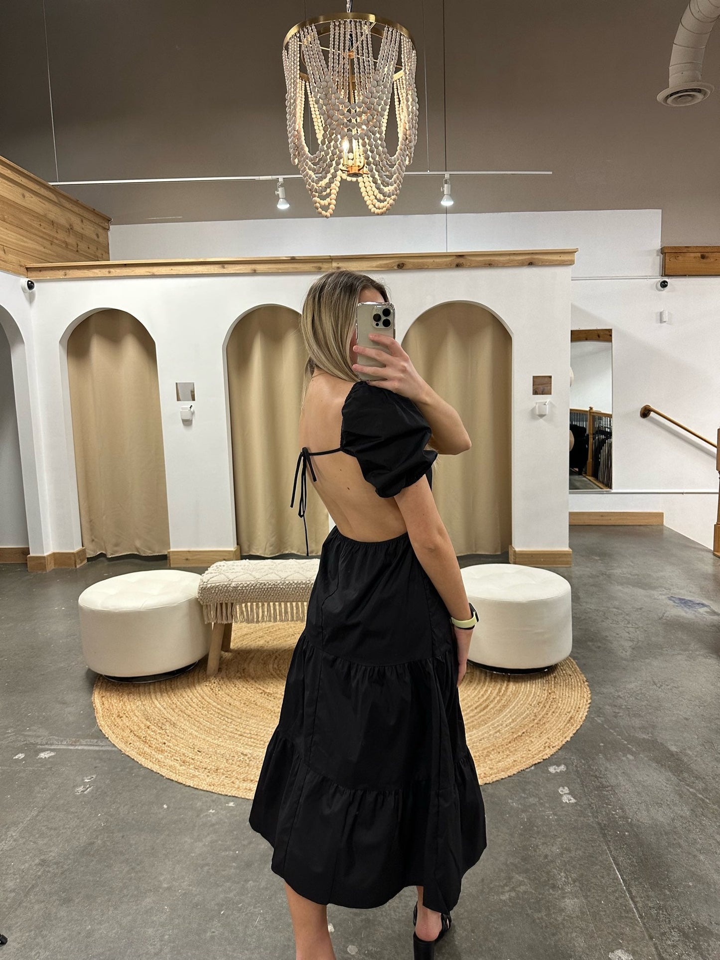 Ashleigh Backless Midi - Arete Style