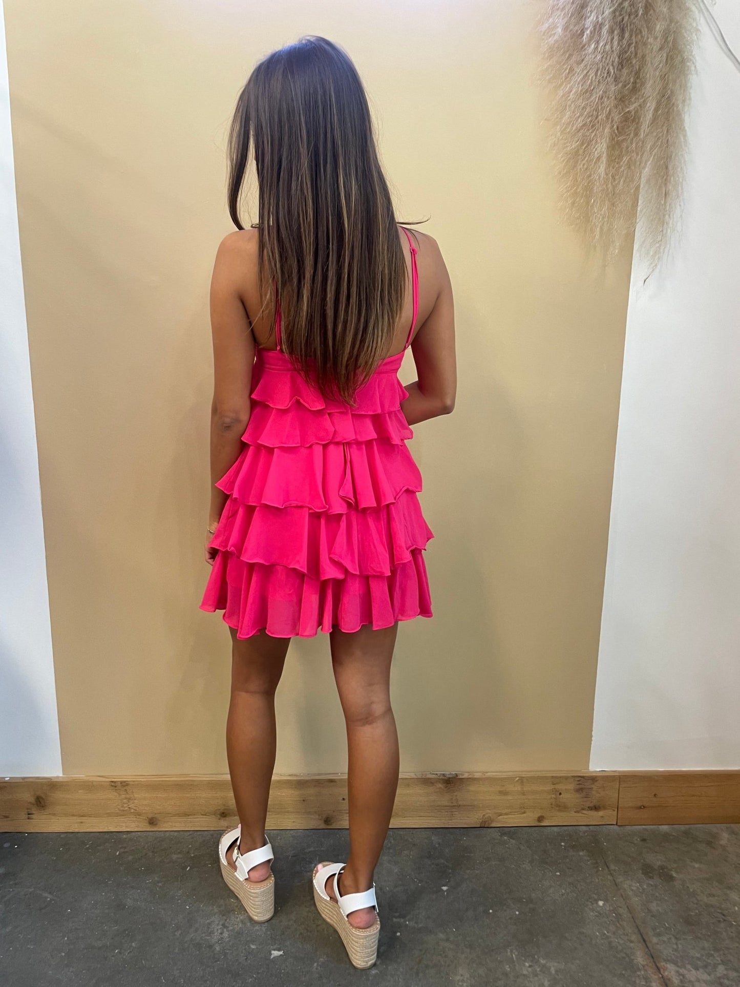 Aubree Ruffled Dress - Arete Style