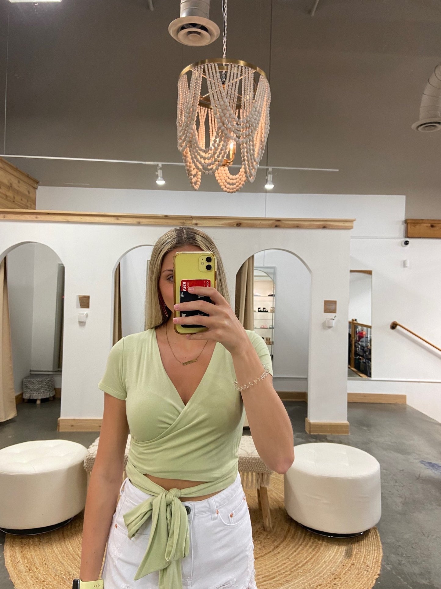 Basic Wrap Crop Top - Arete Style