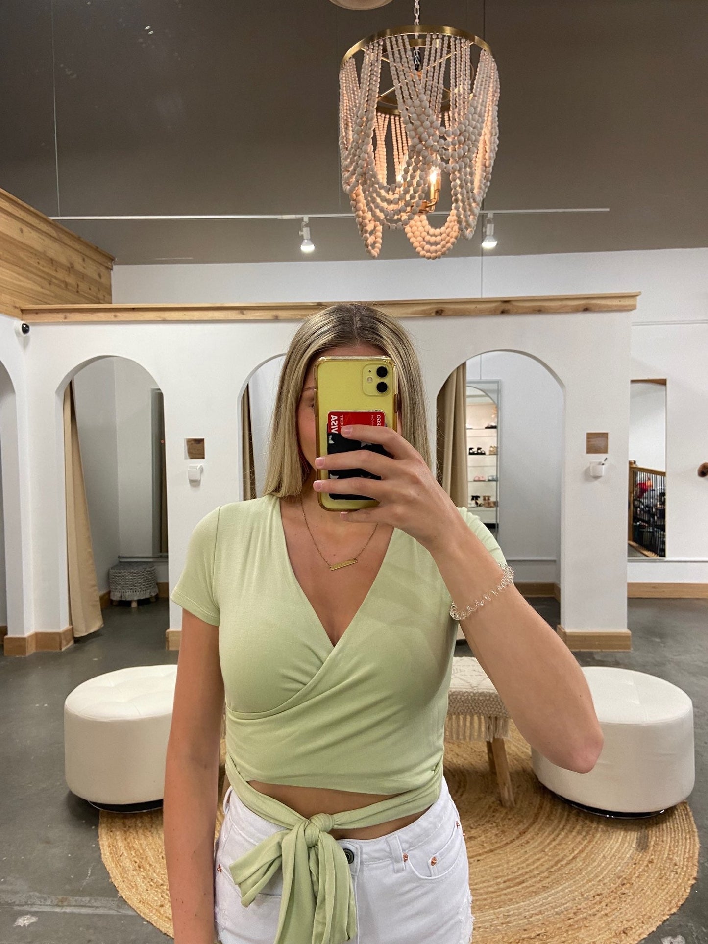 Basic Wrap Crop Top - Arete Style
