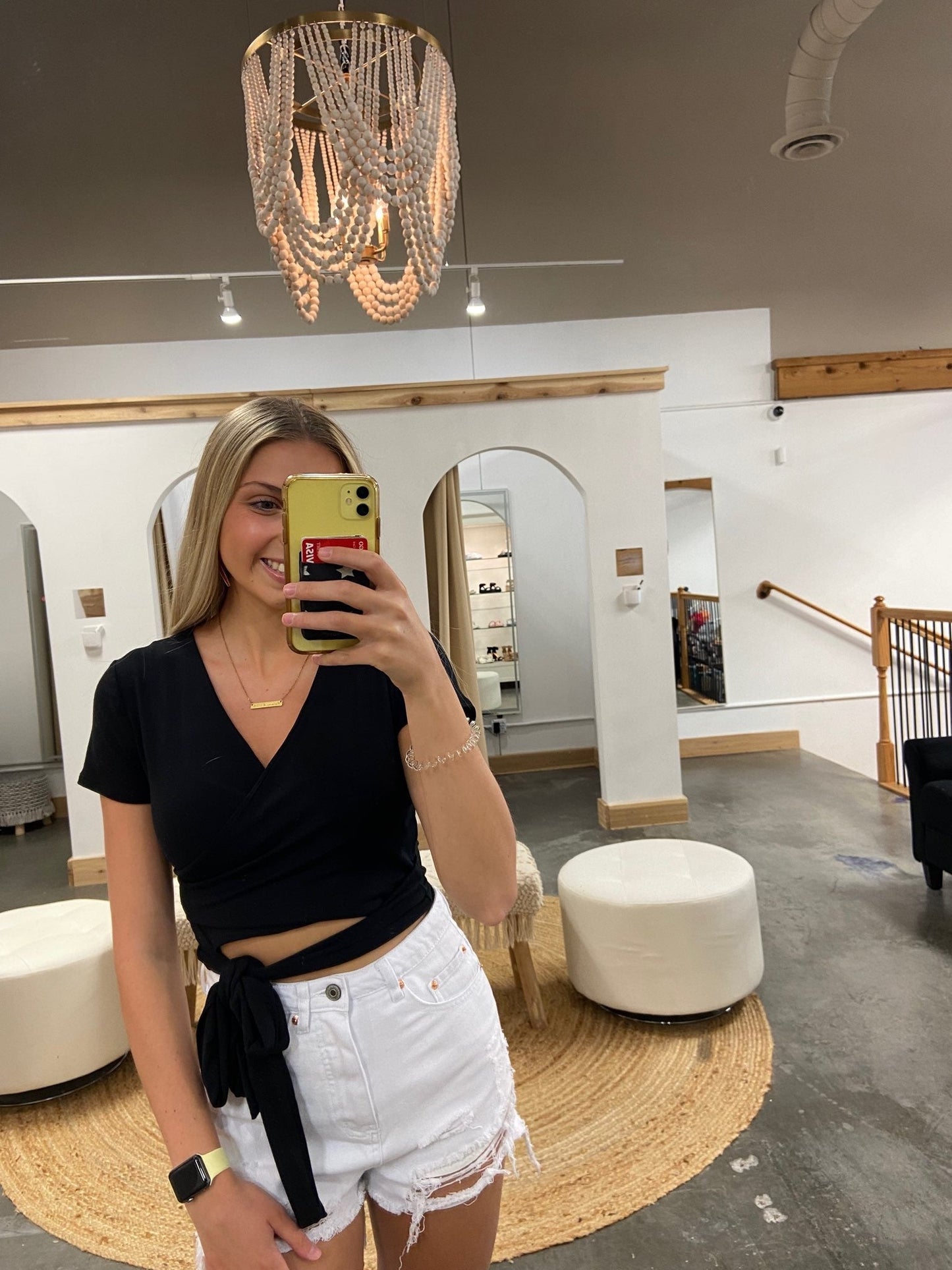 Basic Wrap Crop Top - Arete Style