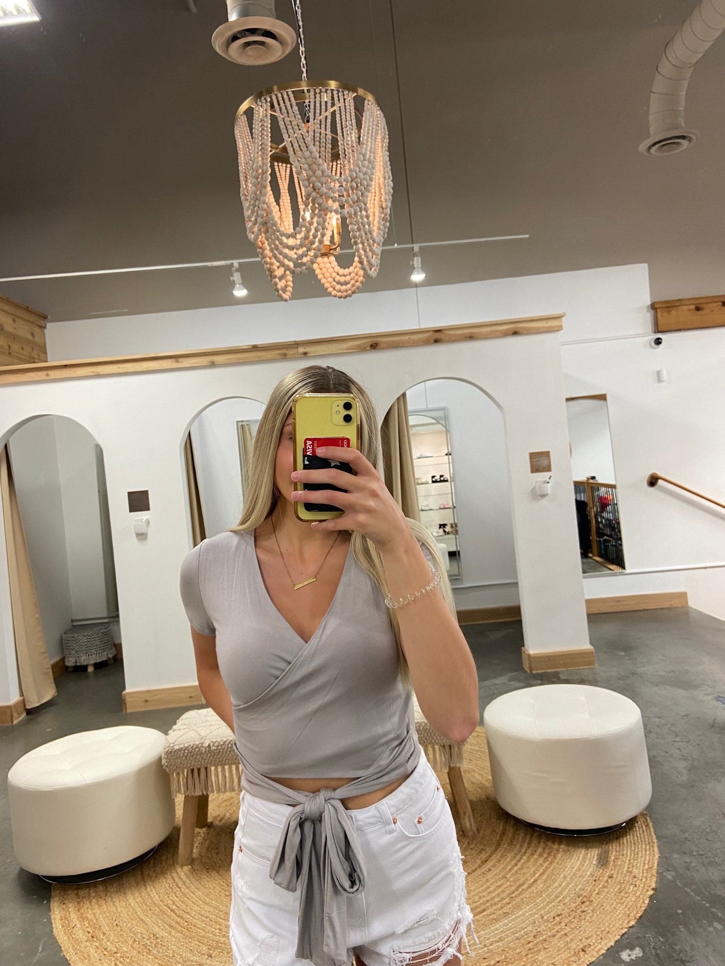 Basic Wrap Crop Top - Arete Style