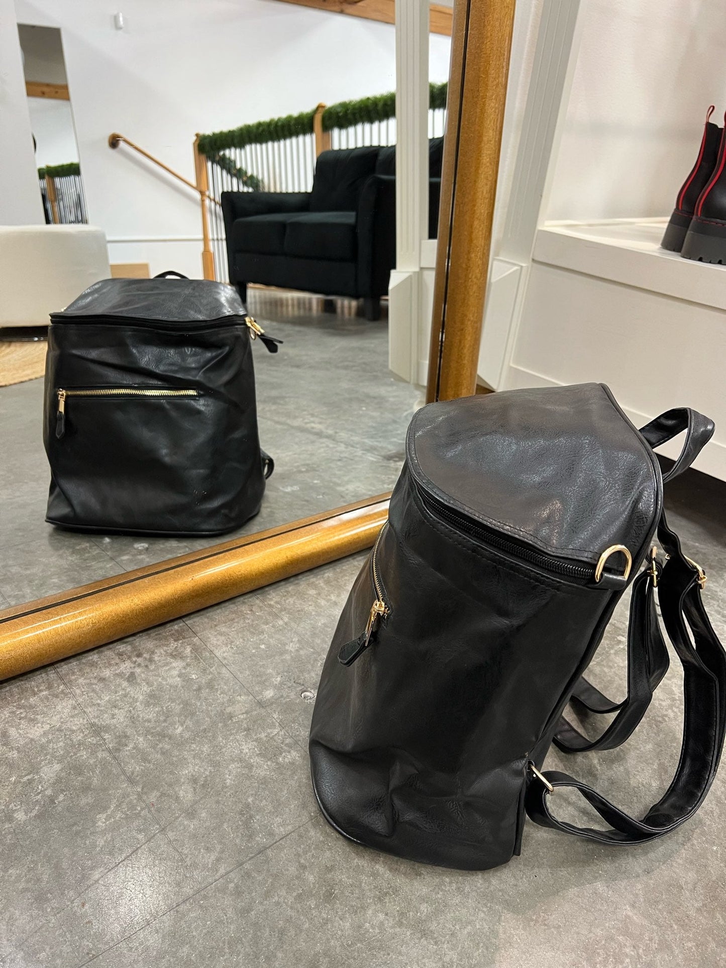 Black Backpack - Arete Style