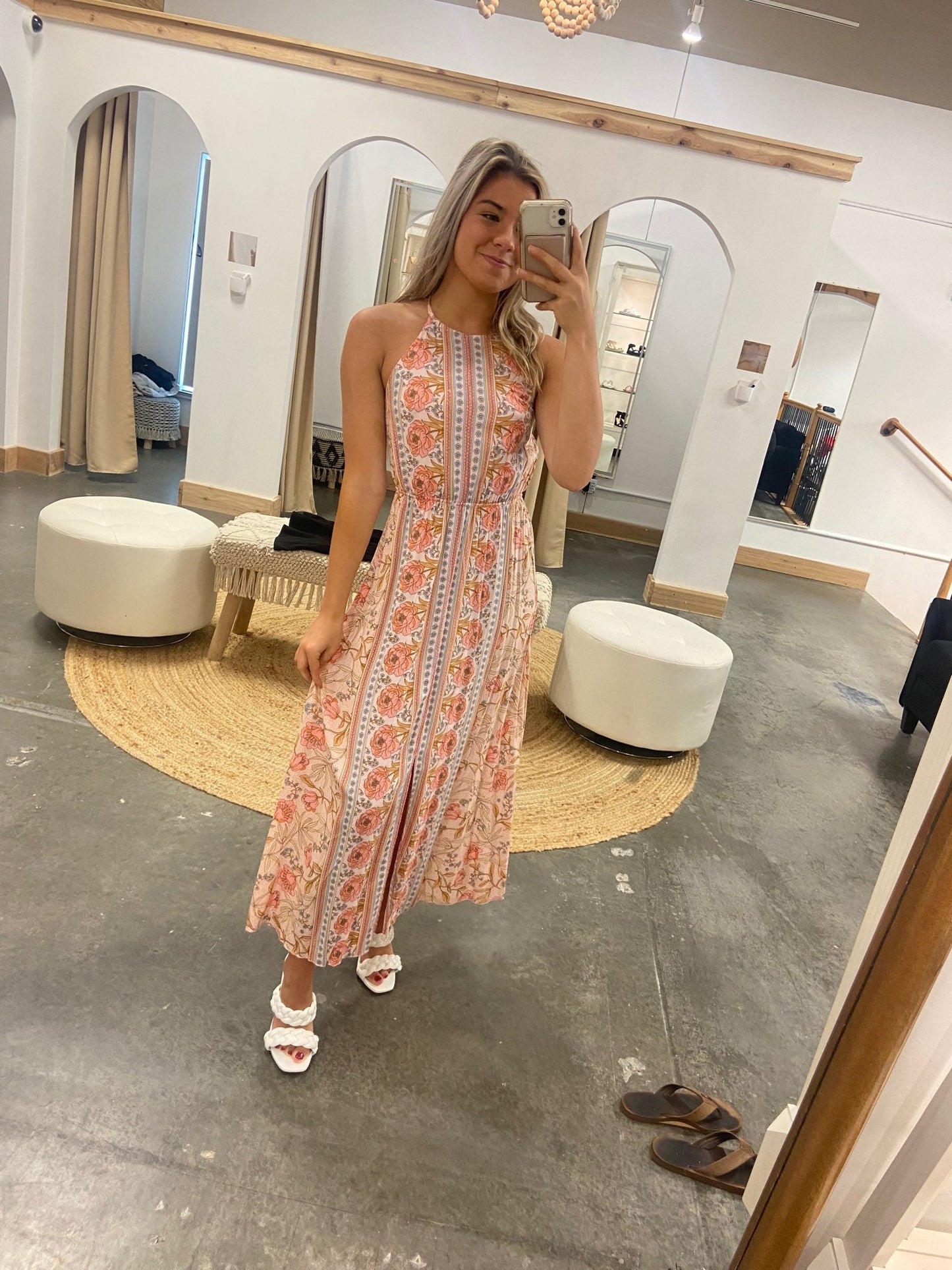 Camille Open Back Maxi - Arete Style