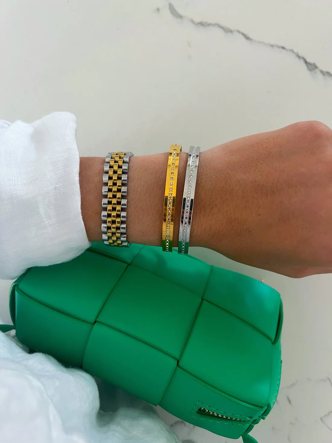 ChanSuttPearls The Bling Bangle - Arete Style