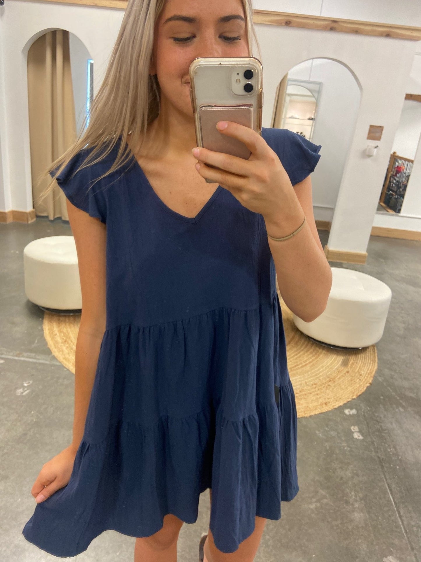 Chelsea V-neck Dress - Arete Style