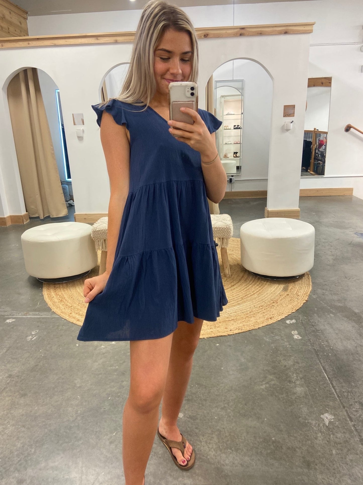 Chelsea V-neck Dress - Arete Style