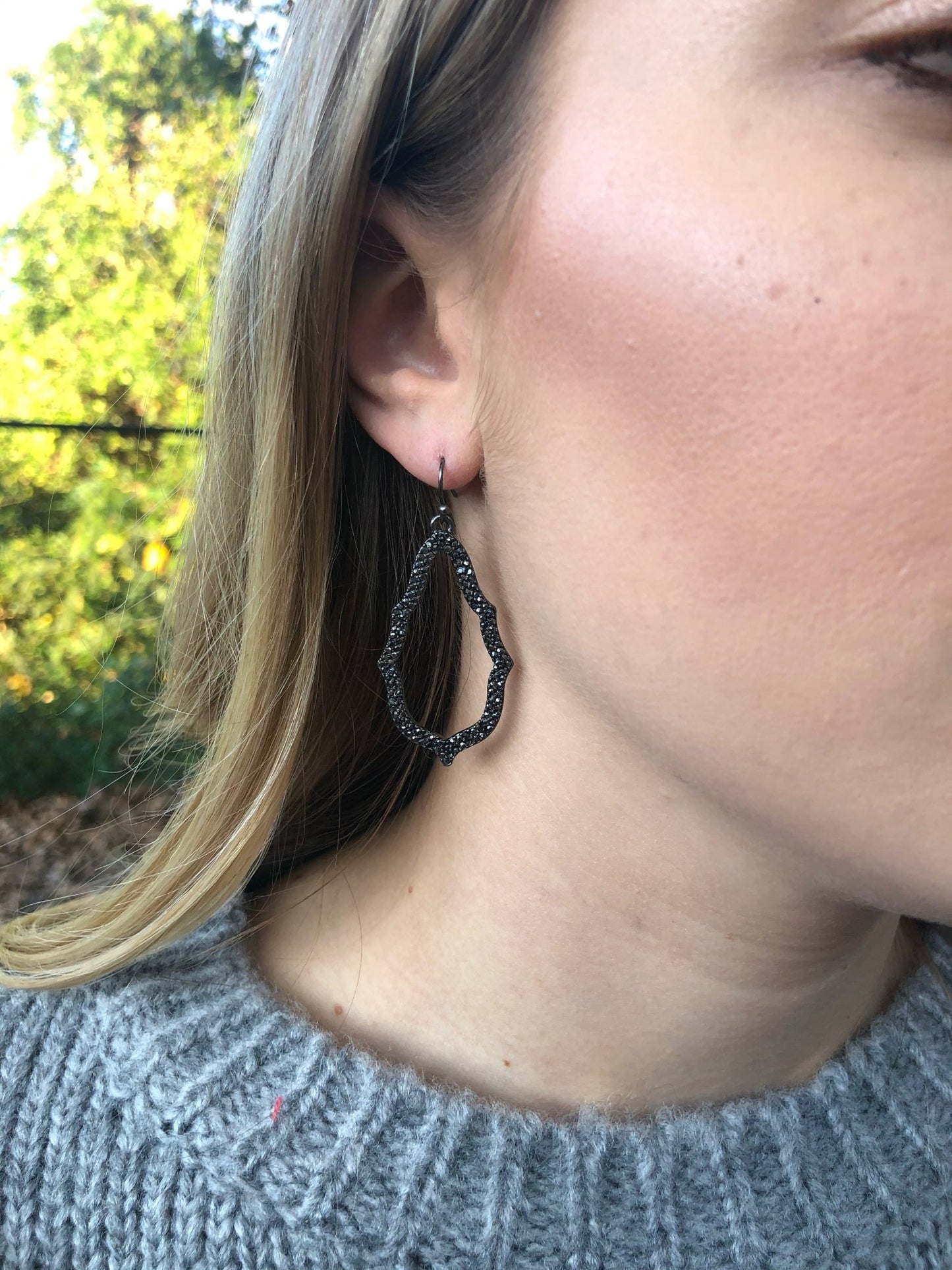 Crystal Drop Earrings - Arete Style