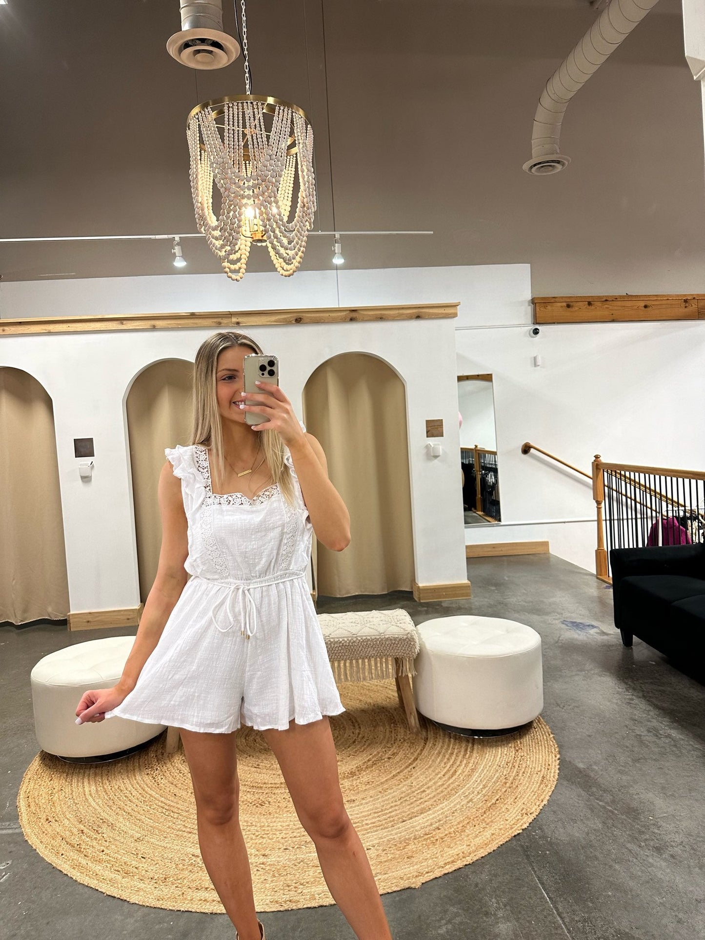 Faye Crochet Romper - Arete Style
