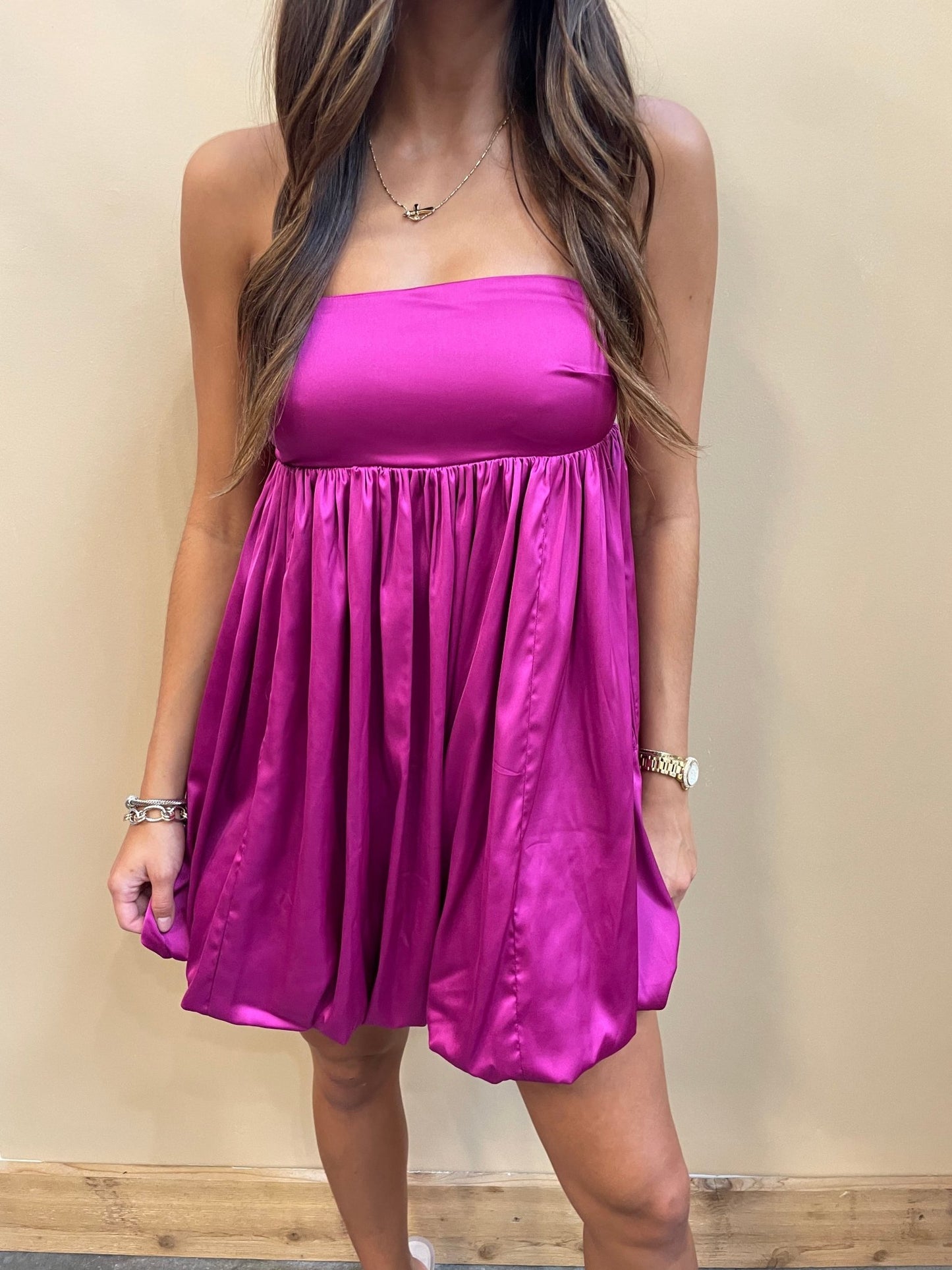 Geneveive Strapless Dress - Arete Style