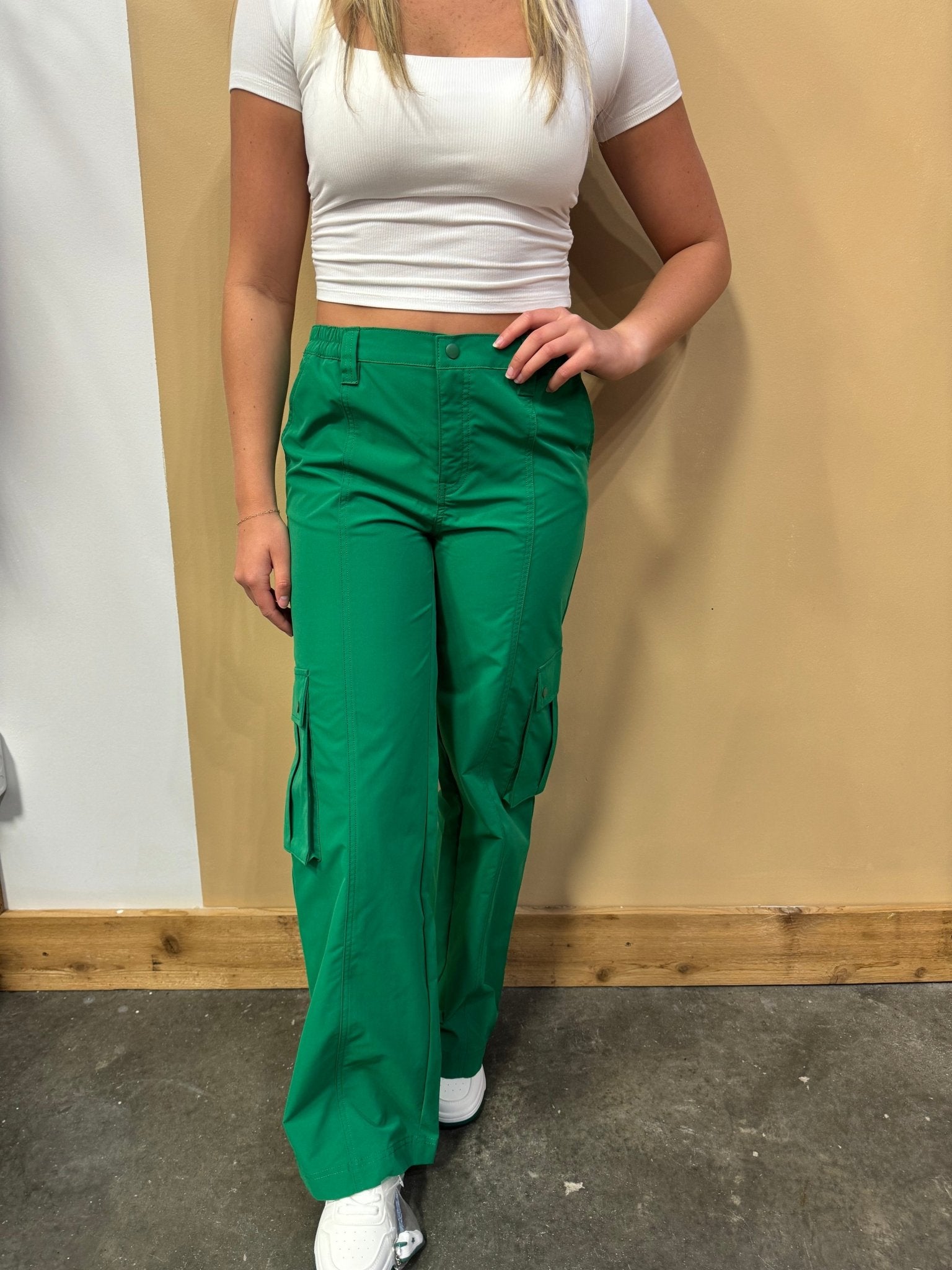Green Cargo Pants - Arete Style