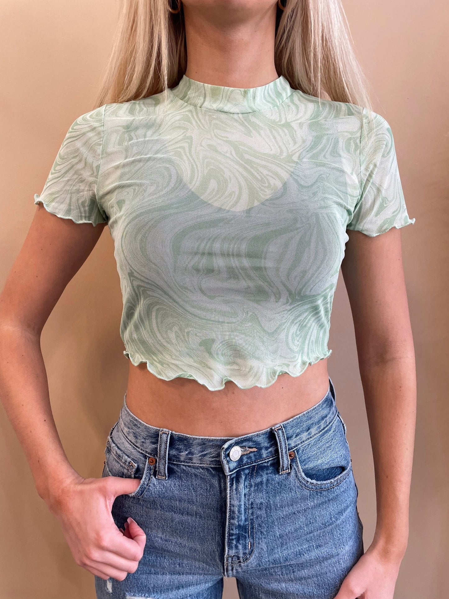 Jackie Mesh Top - Arete Style